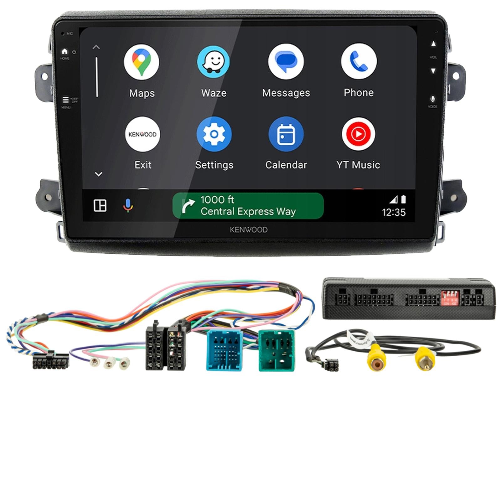 Kenwood 9" CarPlay Android Car Stereo Fitting Kit For Fiat Ducato 2021 Onwards