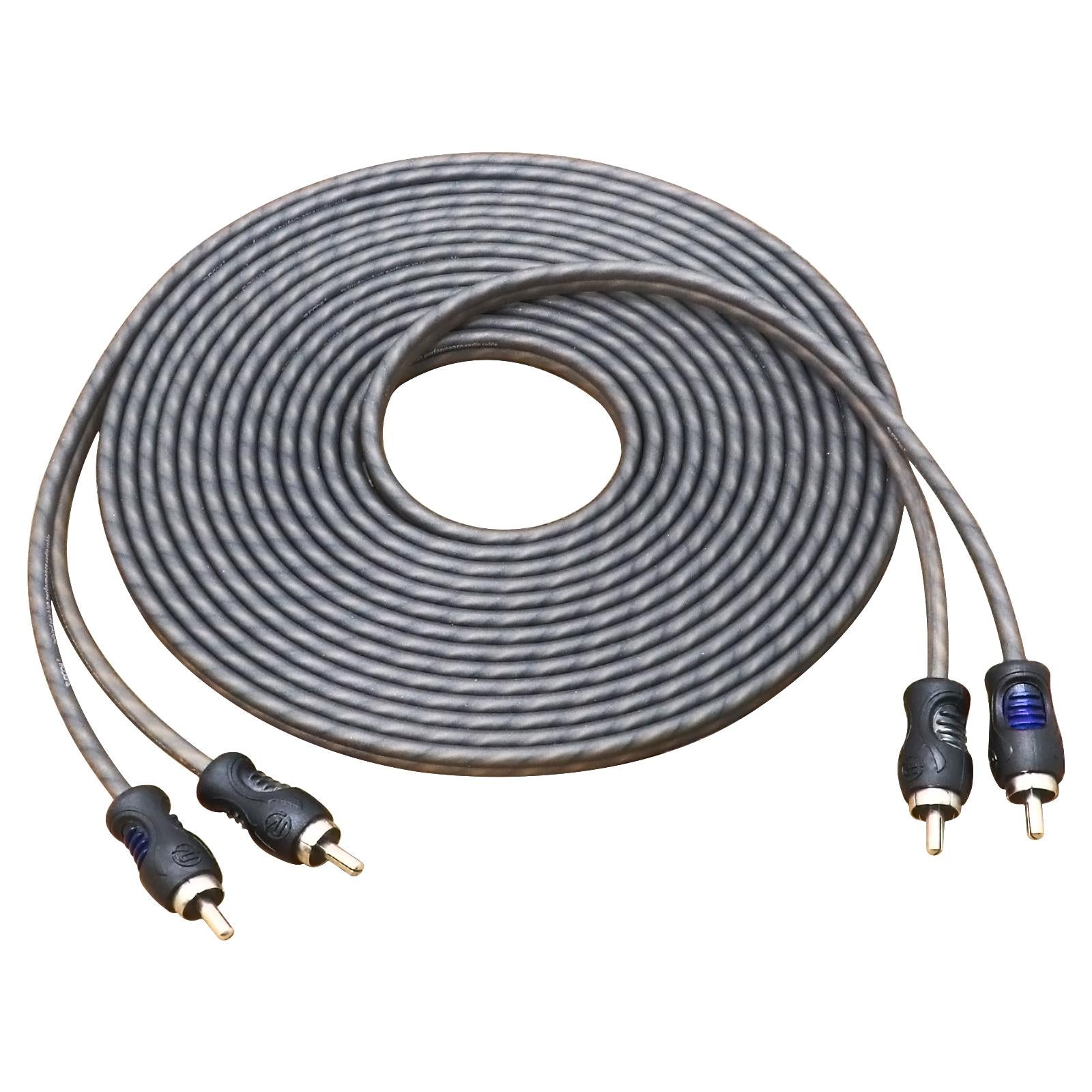 Recoil RCI220 - 6 Meter 2-Channel Oxygen-Free Copper Noise Reduction RCA Phono