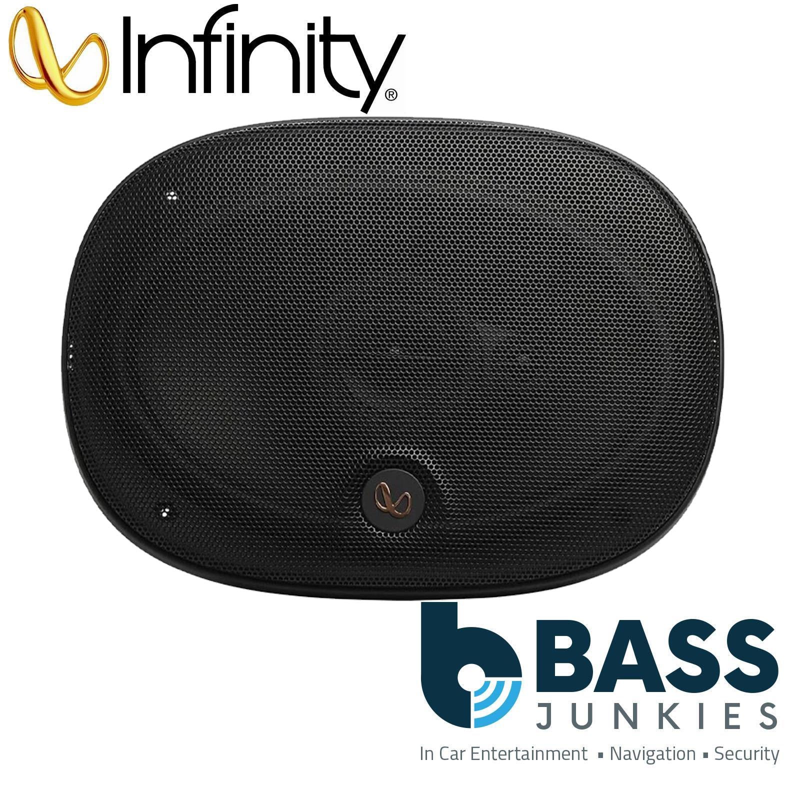 Infinity By Harman - Alpha 693M 560 Watts 6"x9" 3-Way Car Door Shelf Speakers