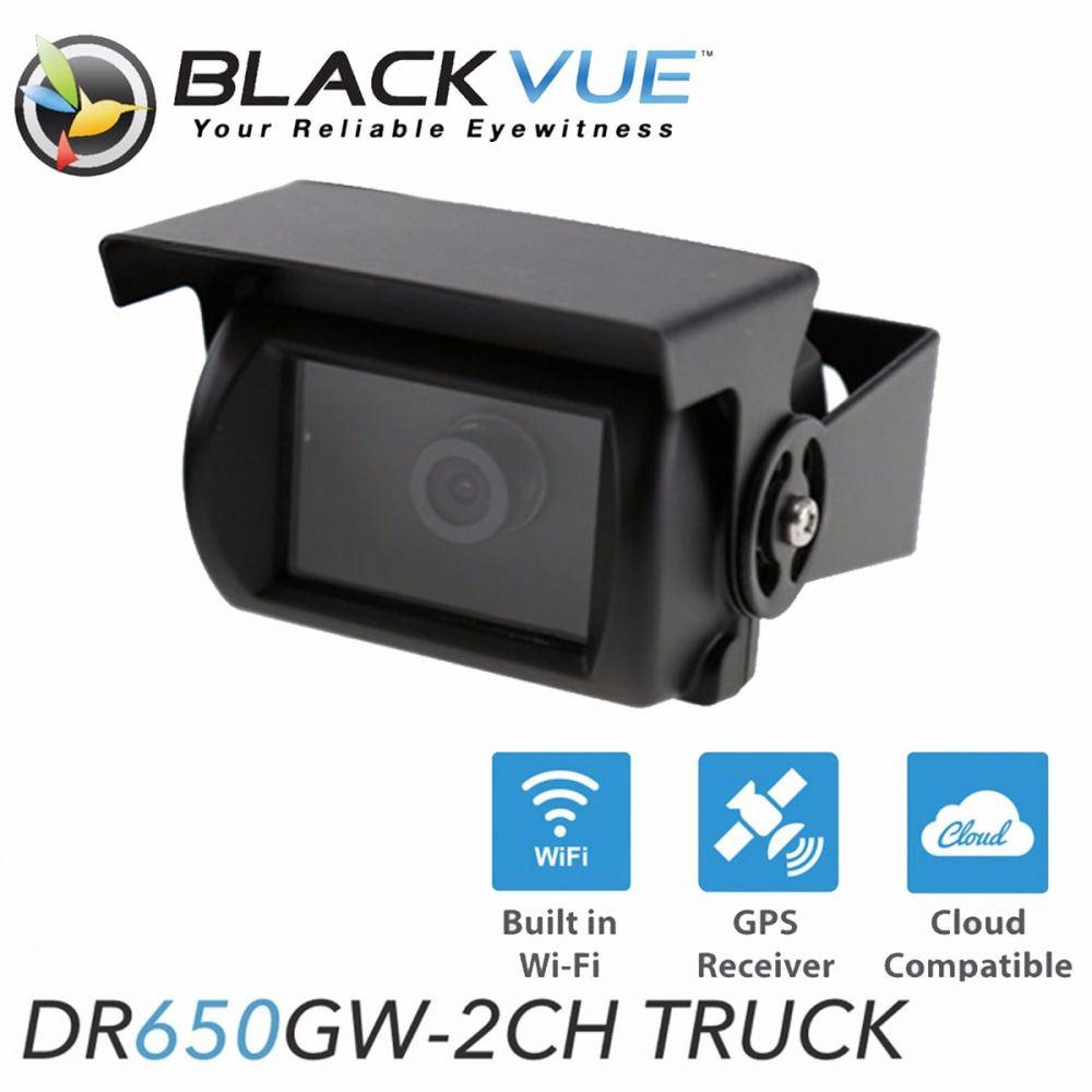 BLACKVUE DR650S 2CH TRUCK 64GB - Front & Rear Full HD Wi-Fi In Car Dash Camera