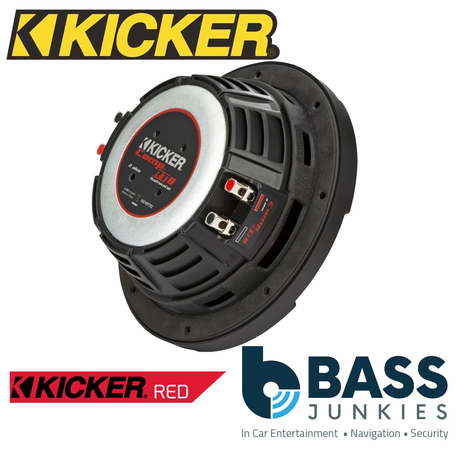 CompRT 12" Thin Profile Dual Voice Coil Subwoofer - 2 Ohm