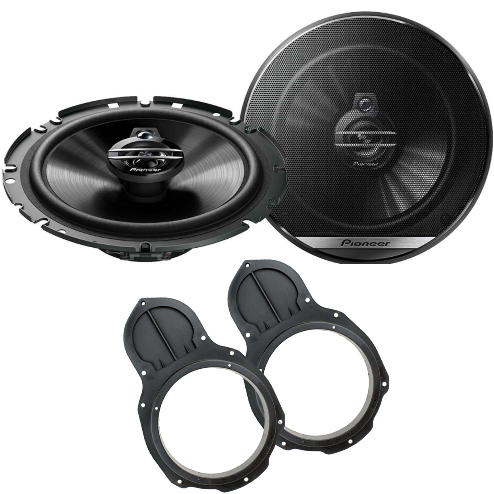 PIONEER 600W 17cm 3-Way Front Door Car Speaker Kit To Fit VW Passat 2005 On