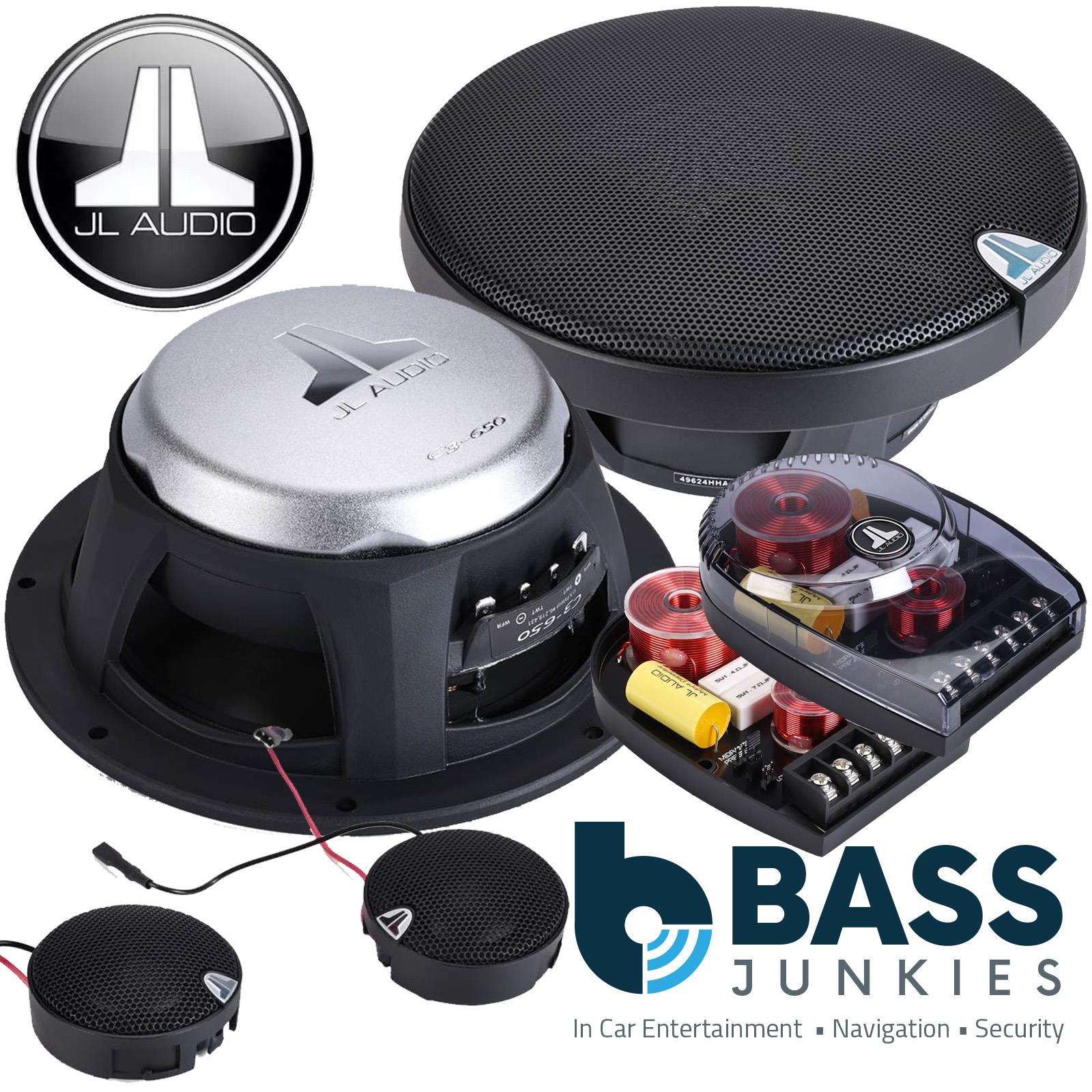 JL Audio C3-650 - 6.5"  300 Watts Component Kit or 2 Way Car Speakers & Tweeters