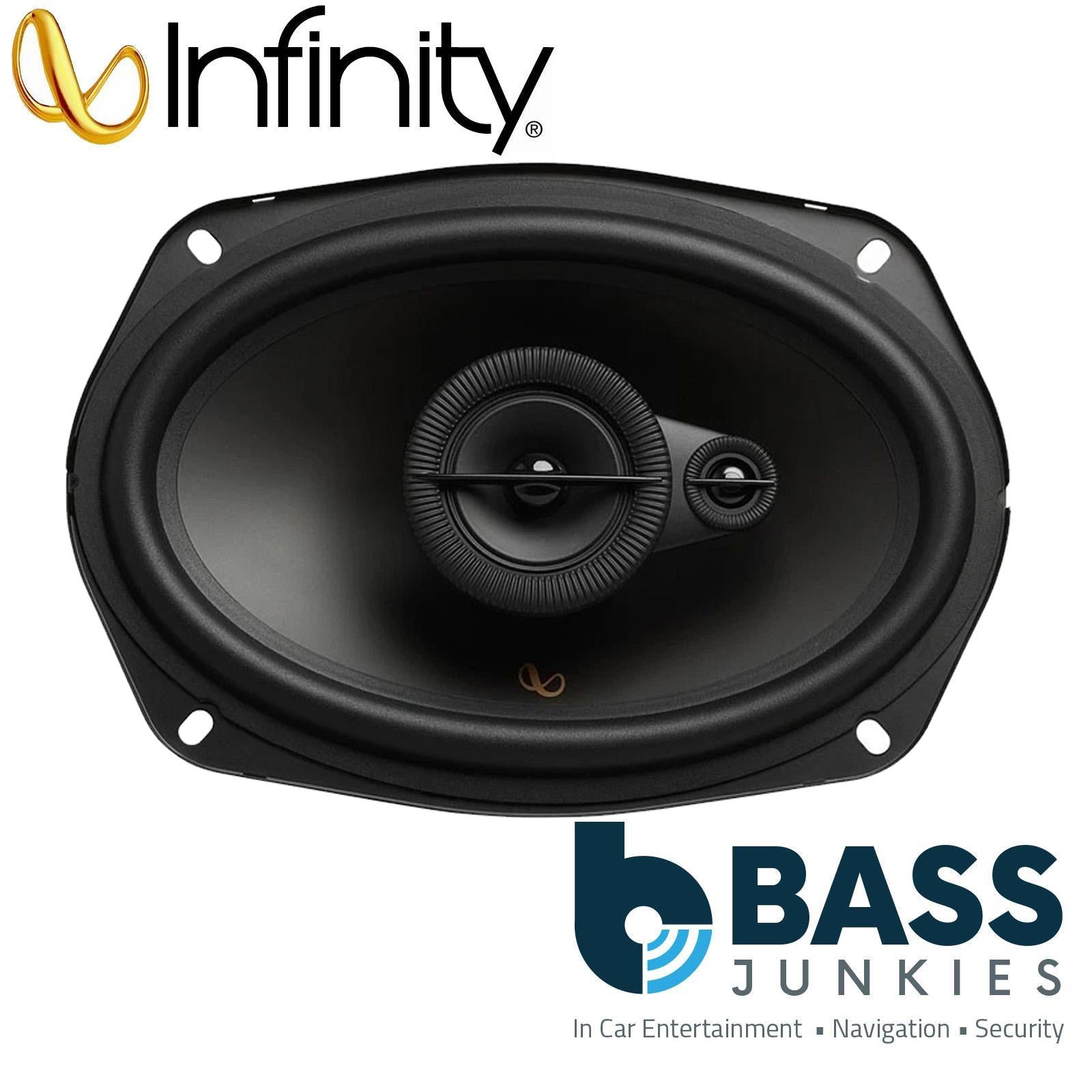 Infinity By Harman - Alpha 693M 560 Watts 6"x9" 3-Way Car Door Shelf Speakers