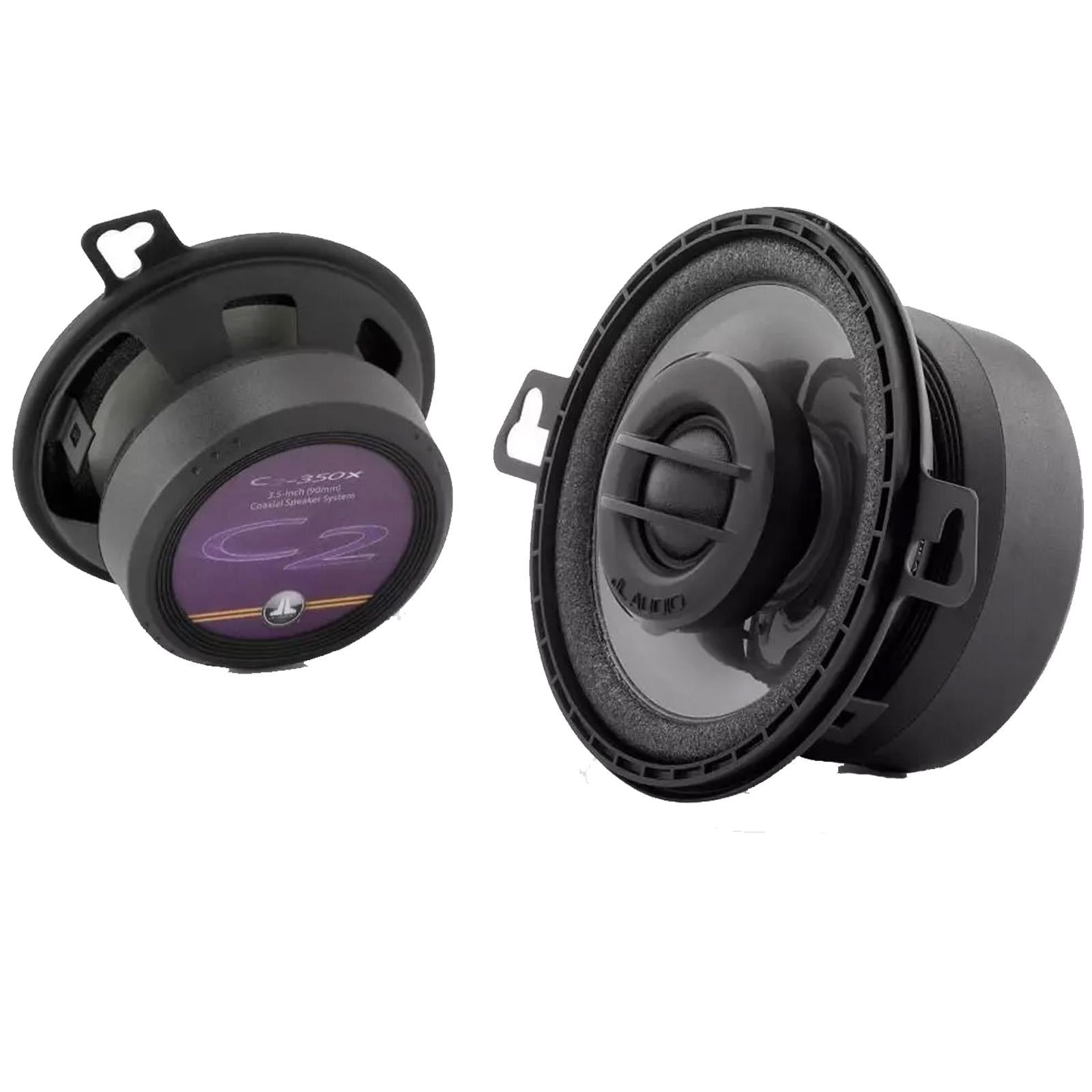 JL Audio C2-350X - 3.5" 8.7cm 100 Watts a Pair 2 Way Coaxial Dash Car Speakers