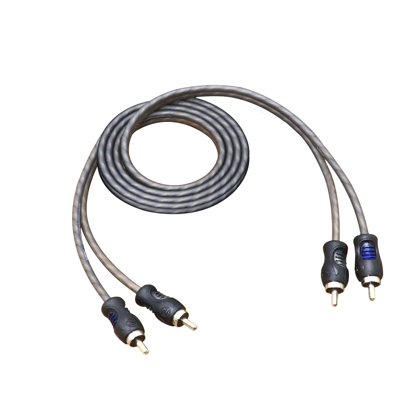 Recoil RCI23 - 1 Meter 2-Channel Oxygen-Free Copper Noise Reduction RCA Phono