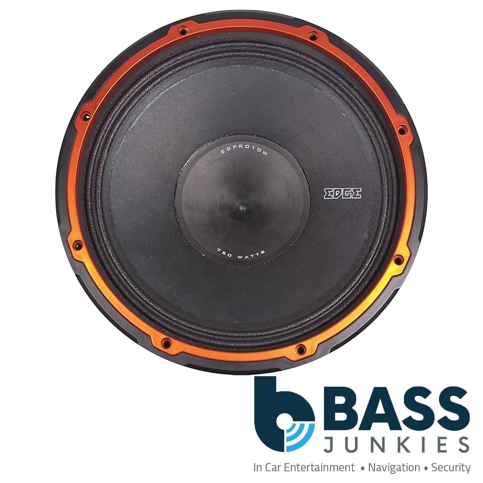 Edge EDPRO10W-E4 - 10" 750 Watts Pro Mid-Range Car Speaker