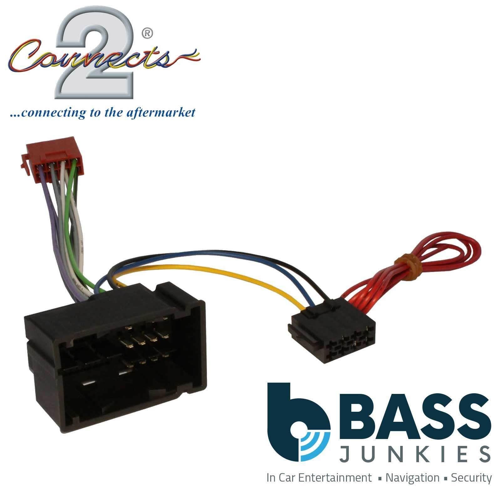 Connects2 CT20FT04 - Fiat 500L Ducato Citroen Relay Peugeot Boxer Car ISO Wiring Harness Lead