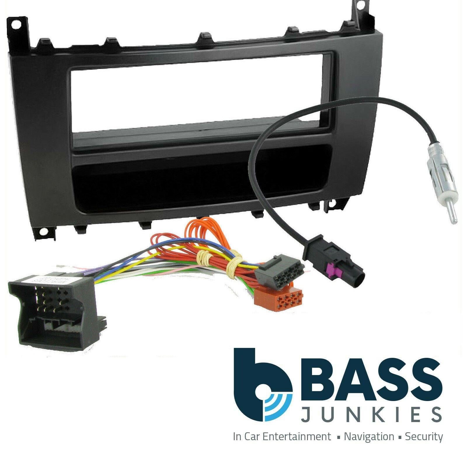 Mercedes Benz C Class W203 2005 2007 Car Stereo Radio Fascia Facia Kit CT24MB04