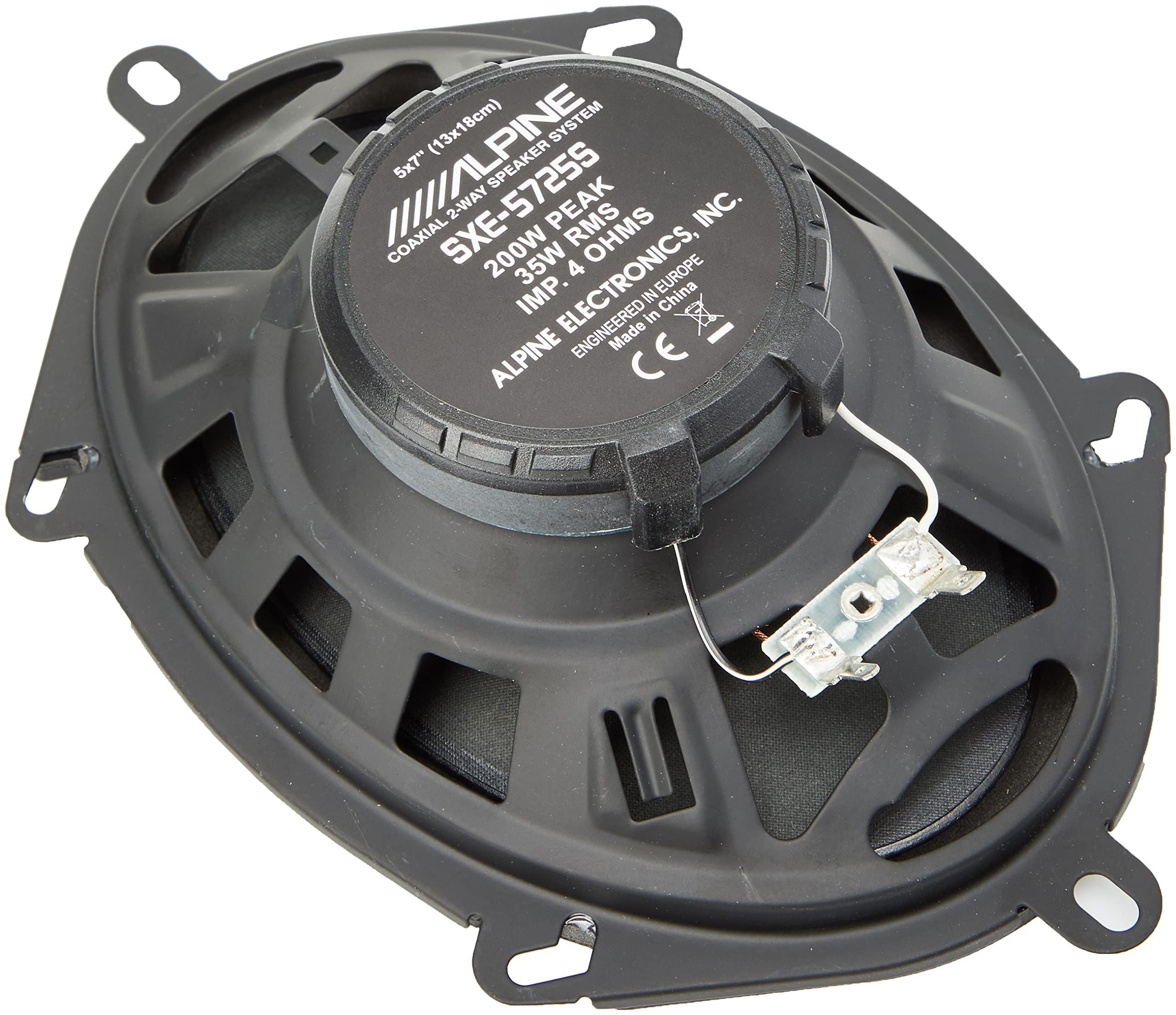 Alpine SXE-5725S 5" x 7" 400 Watts 2 Way Coaxial Car Van Speakers