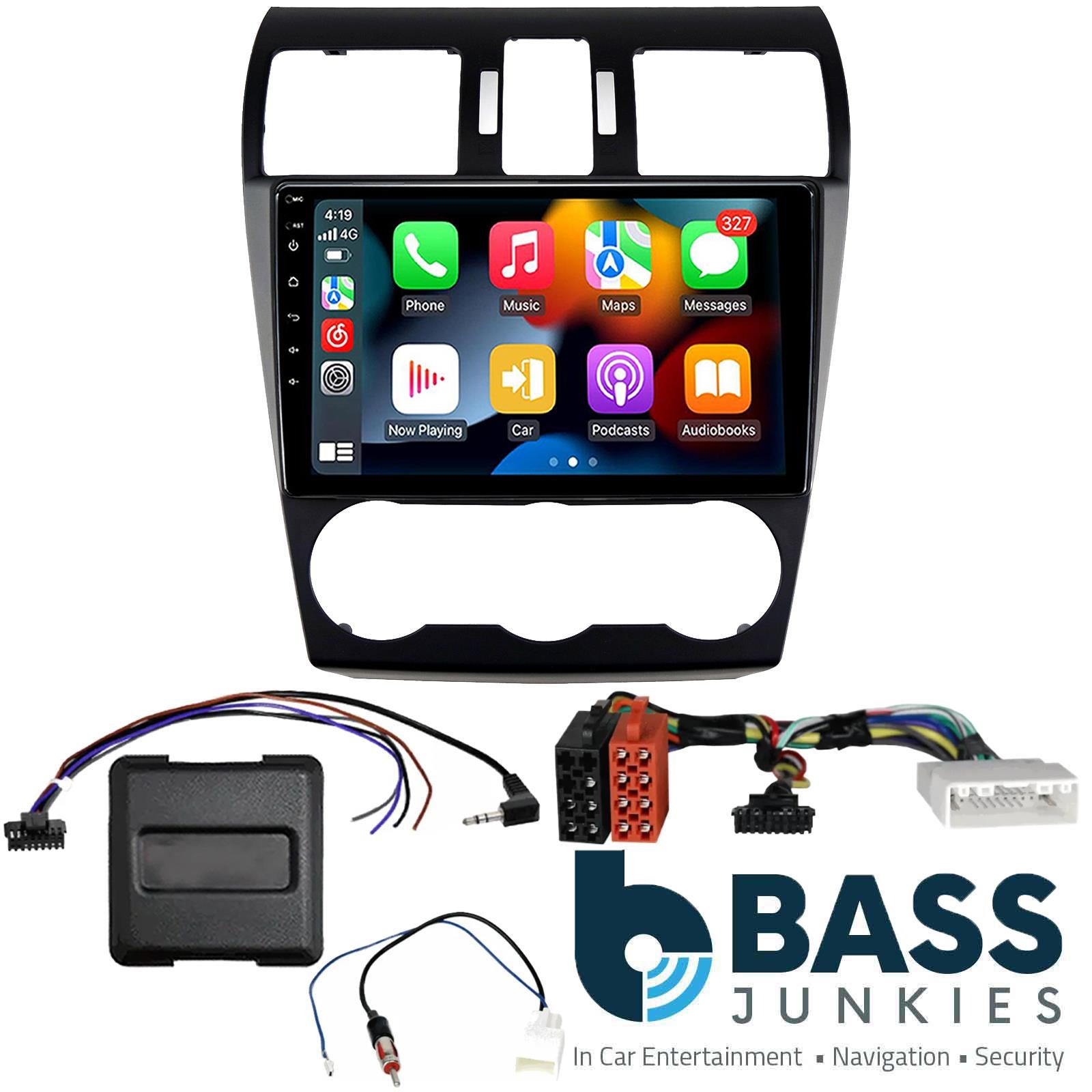 UPGRADED 9" CarPlay Android Car Stereo Kit For Subaru Forester Impreza WRX 11 Onwards