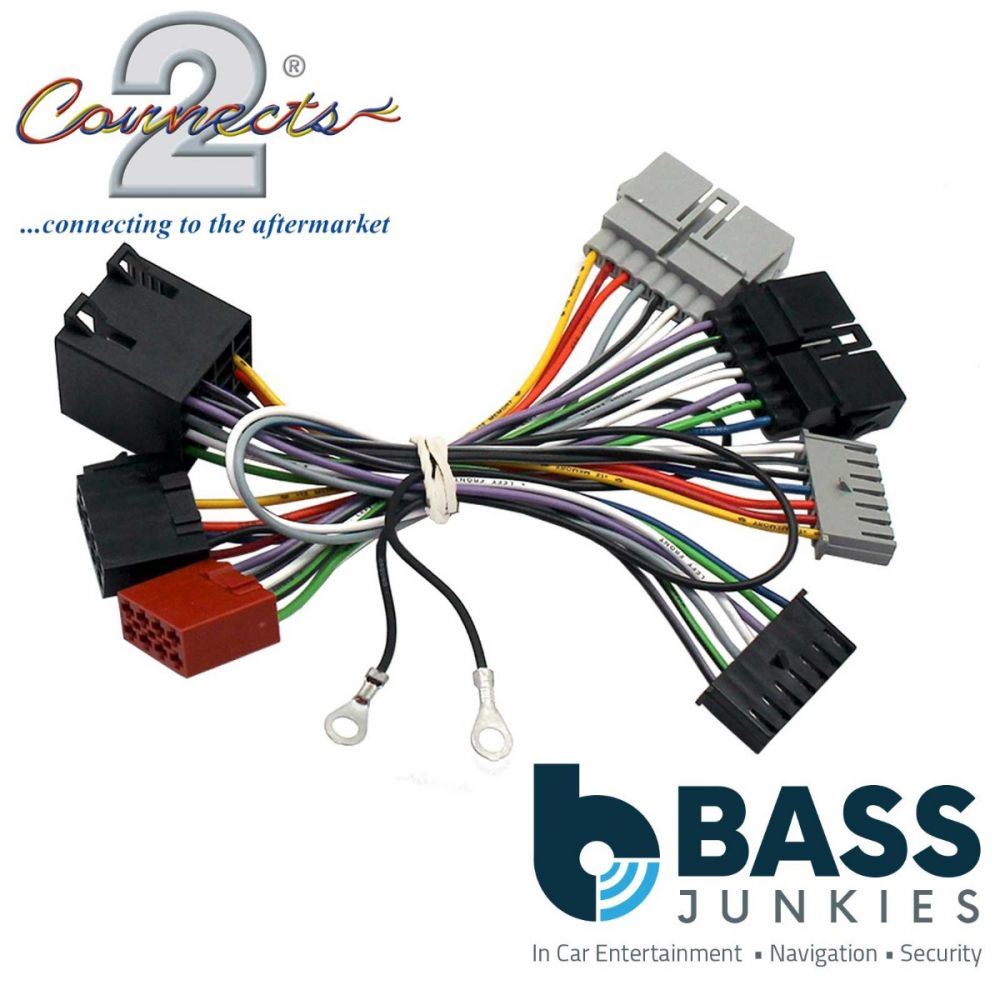 Connects2 CT10JP01 - Jeep Wrangler Liberty & ( Grand- ) Cherokee Parrot SOT T-Harness Cable Wiring lead
