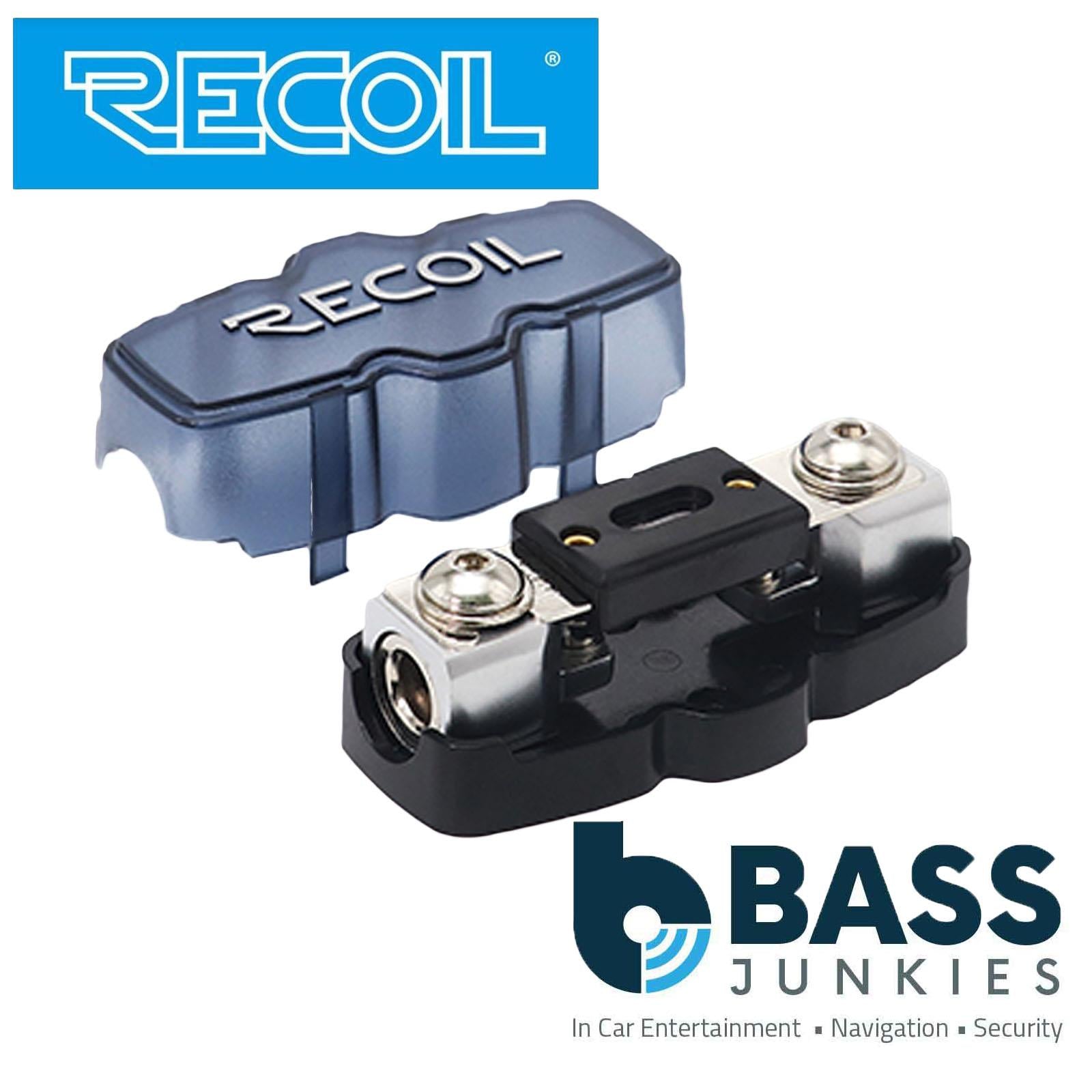 Recoil PCK4 - 4 AWG 1200 Watts OFC Pure Copper Complete Amplifier Wiring Kit