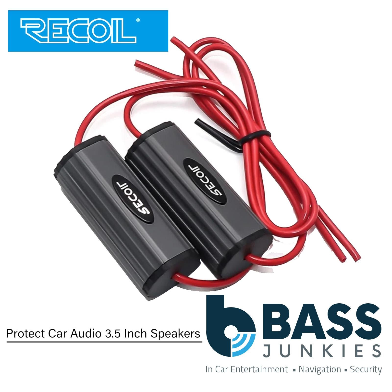 RECOIL BB-35 - 0-2.8kHz Bass Blockers to Protect 3.5 Inch 4 Ohms Car Speakers