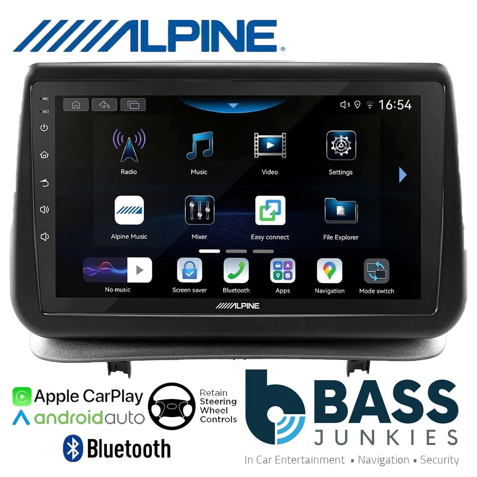 Alpine 9" CarPlay Android Car Stereo Fitting Kit For Renault Clio 3 2005 - 2014
