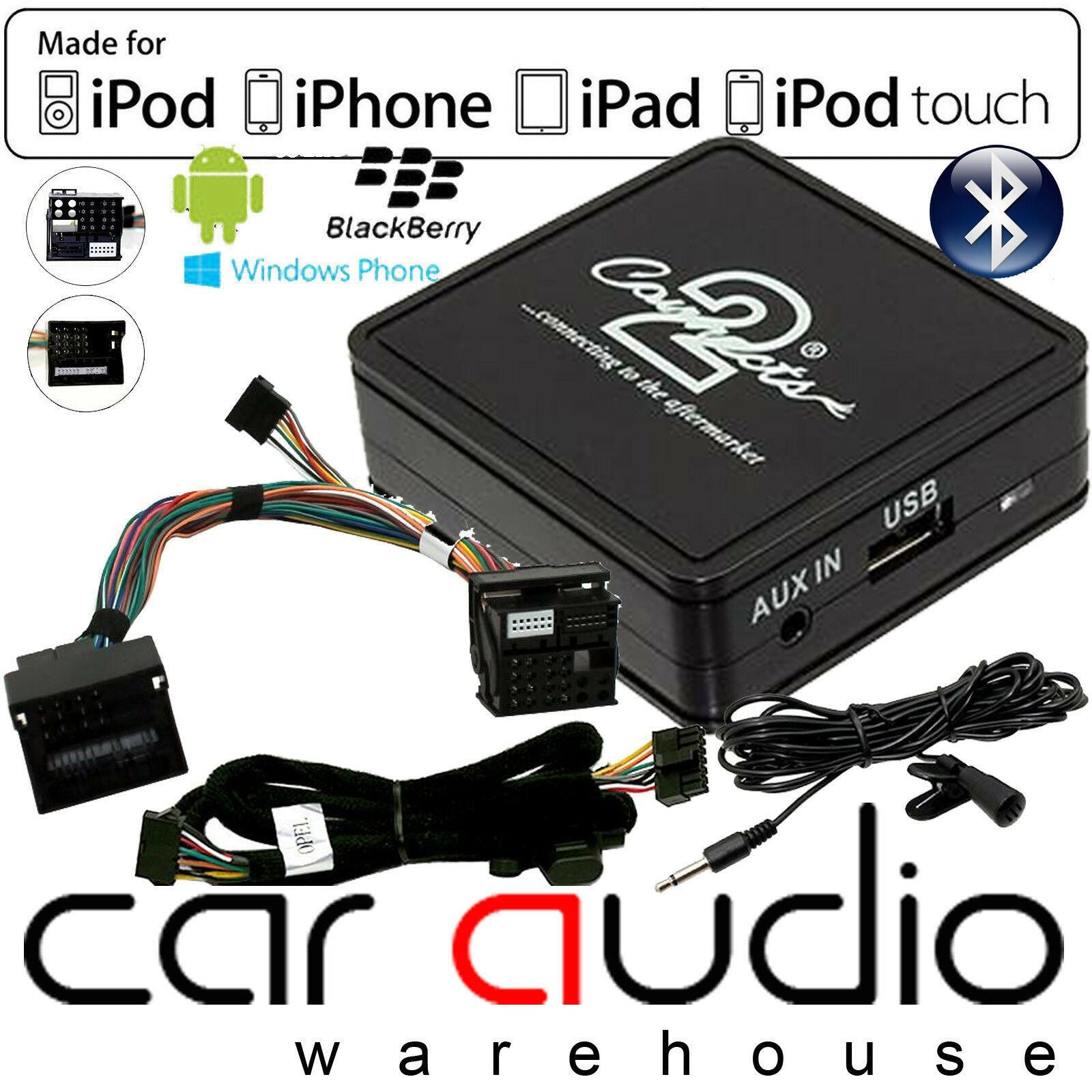 Connects2 CTAVXBT001 - Vauxhall Astra H 2004 - 2010 Car Bluetooth Music Streaming & Handsfree Kit