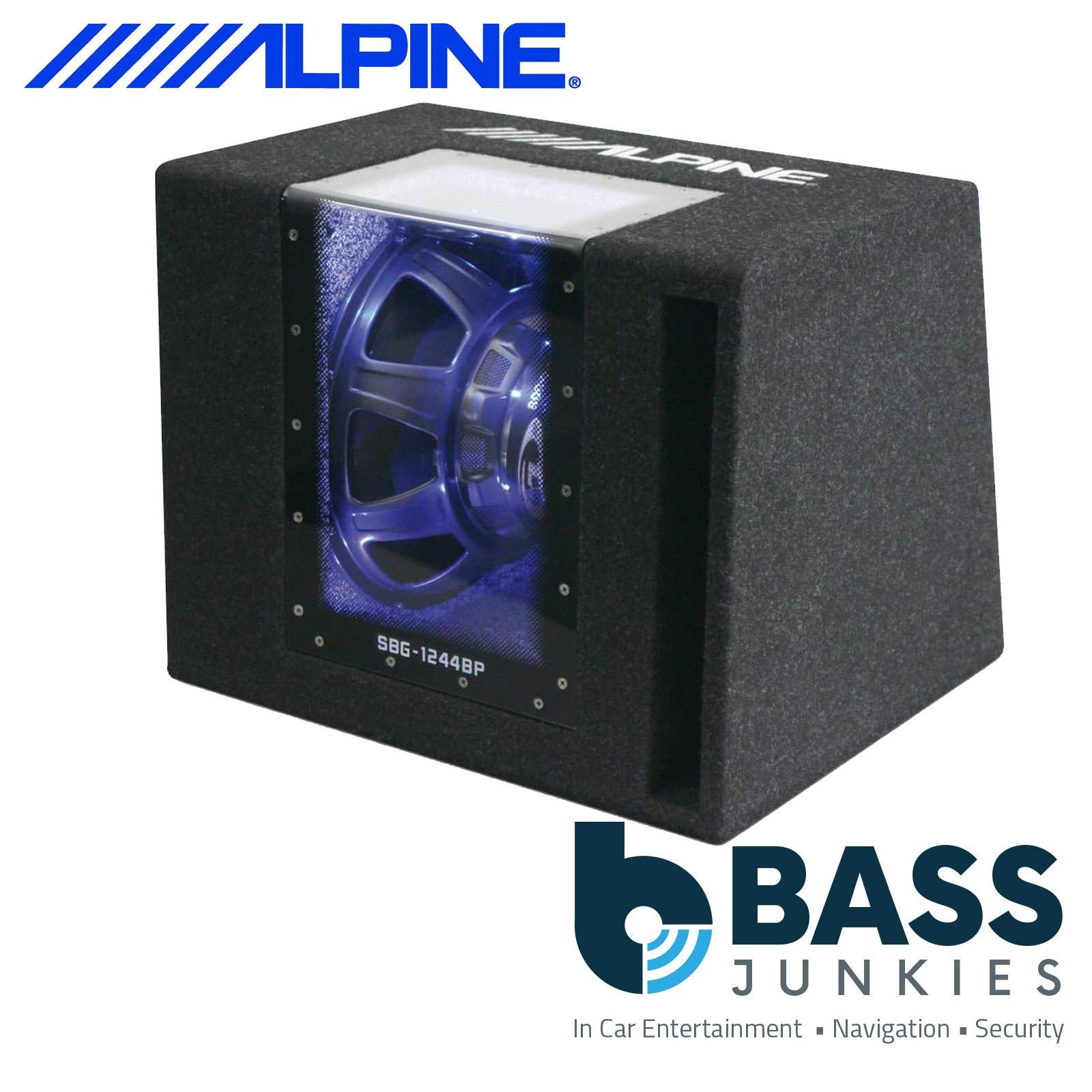 Alpine SBG-1224BP 12" 800 Watts 2 Ohms Band Pass Car Sub Subwoofer Bass Box