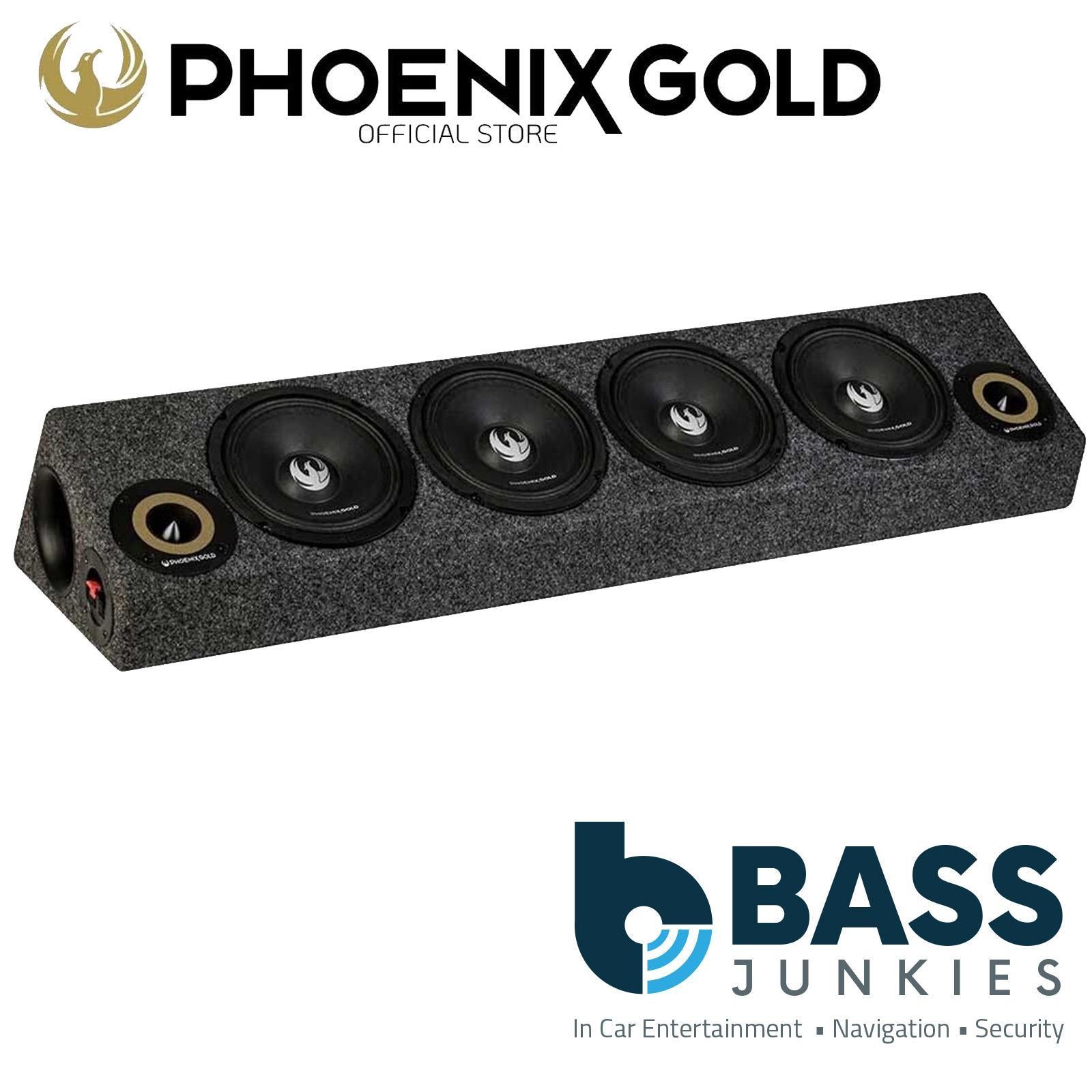 Phoenix Gold ZP65BOX 1700 Watts 4 x 6.5" Midbass & 2 x 3.6" Tweeter Sub Bass Box