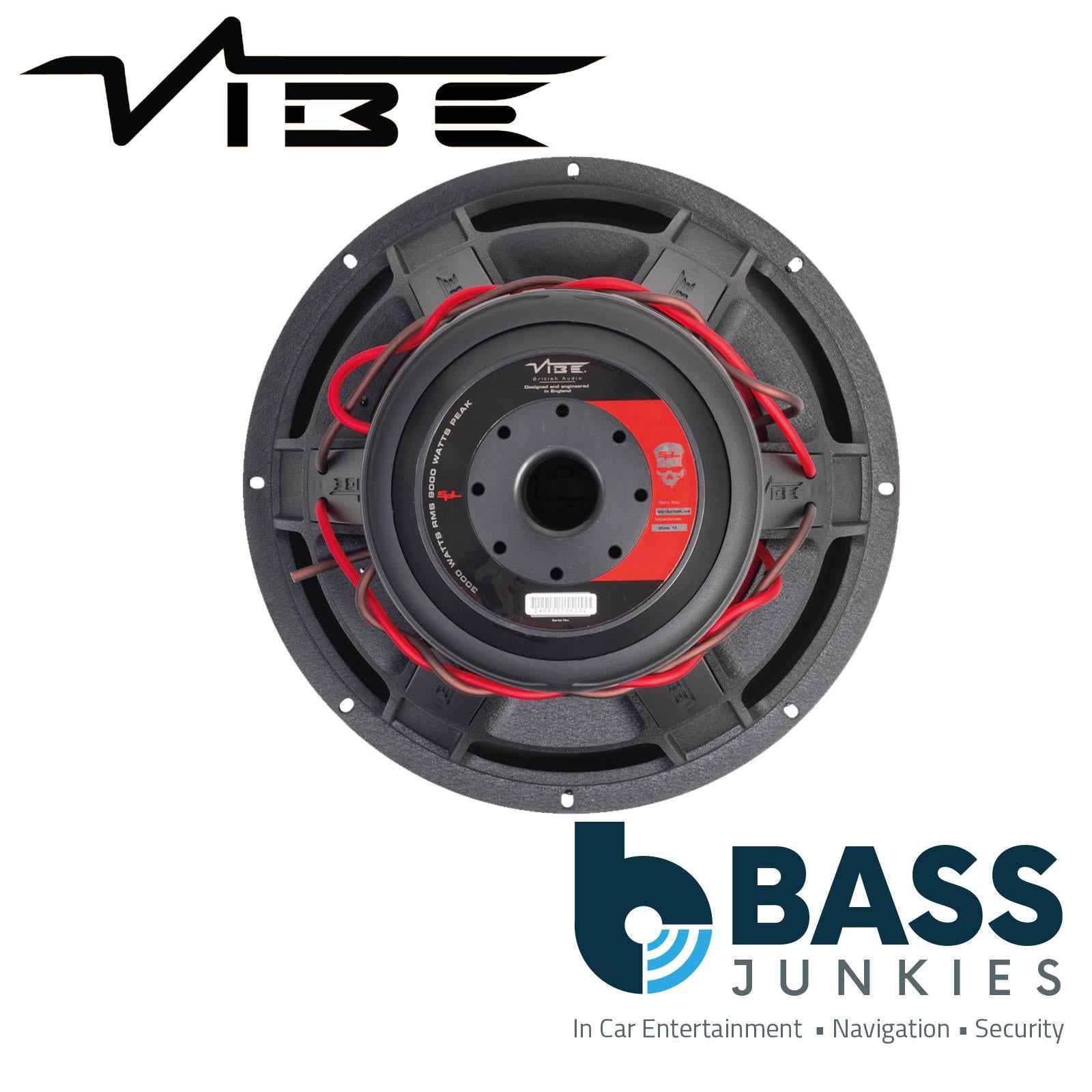 VIBE BD15D2SPL-V4 - BlackDeath 15" Inch 9000 Watts 2 Ohm SPL Car Subwoofer