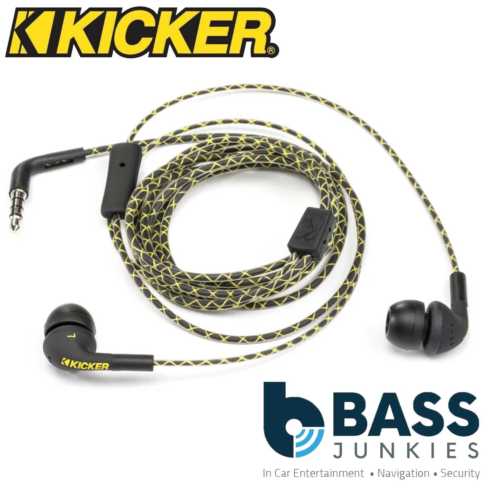 Kicker 46EB74 - In-Ear Earphones With Mic Remote 3.5mm Headphones