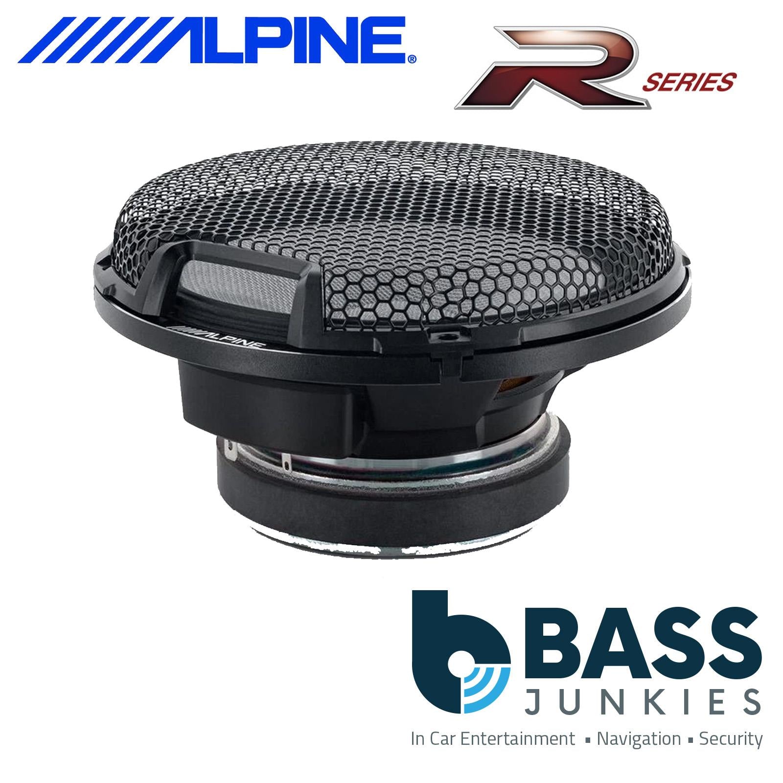 Alpine R2-S65 - 16.5cm 6.5" 2-Way 600 Watts Coaxial Van Door Shelf Car Speakers