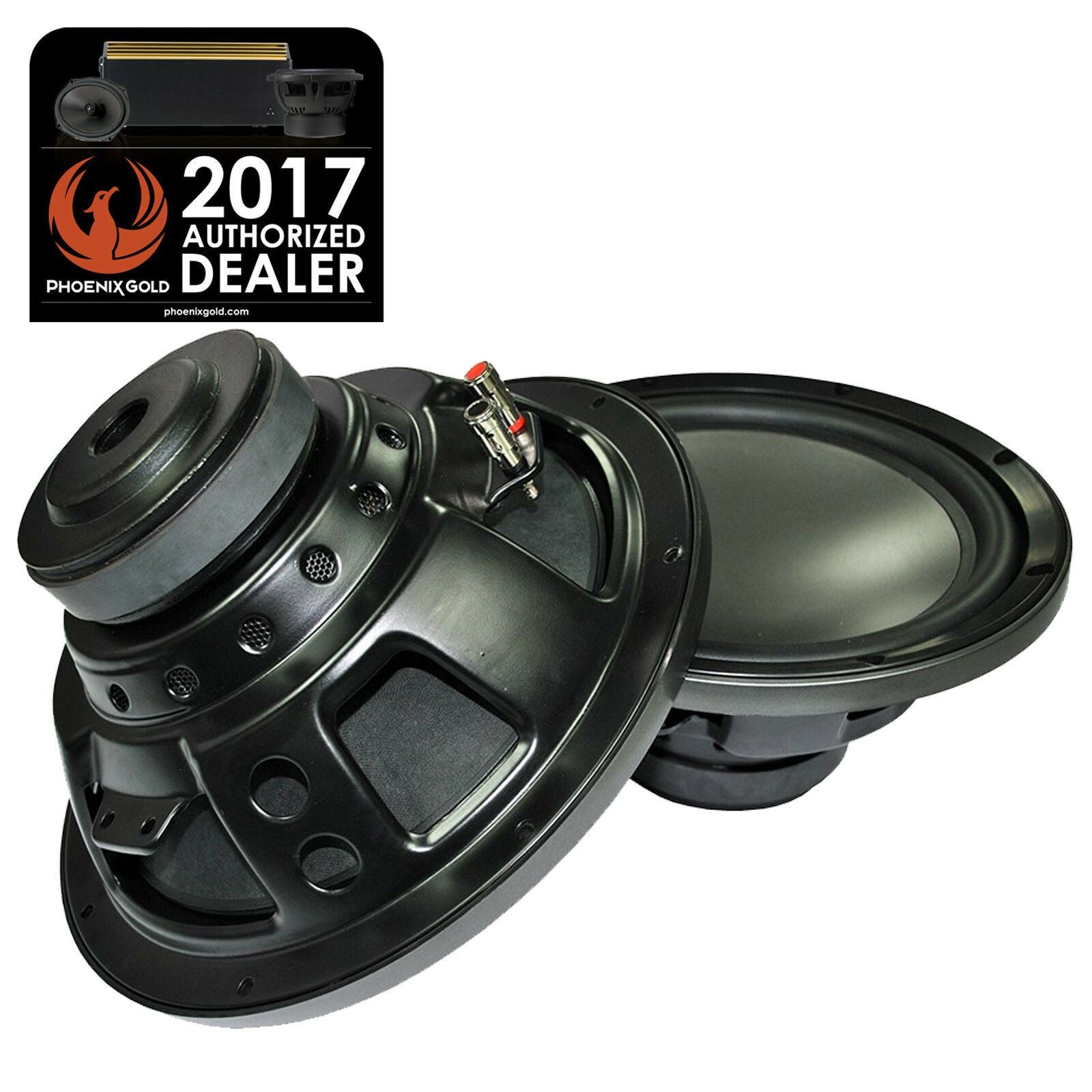 Phoenix Gold Z110 - Z Series 800 Watts 10" Inch 4 Ohm Single Voice Coil Car Sub Subwoofer