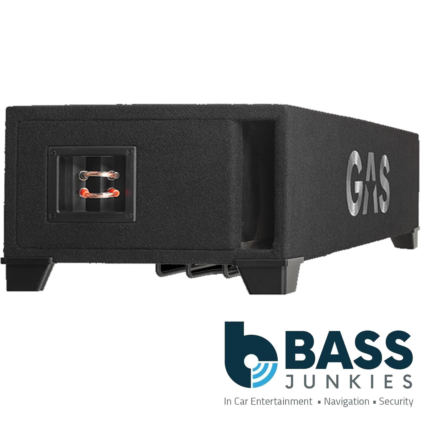 Gas MAD B1-28 - 2000 Watts 8 Inch 20cm Double Vented Enclosure Car Subwoofer