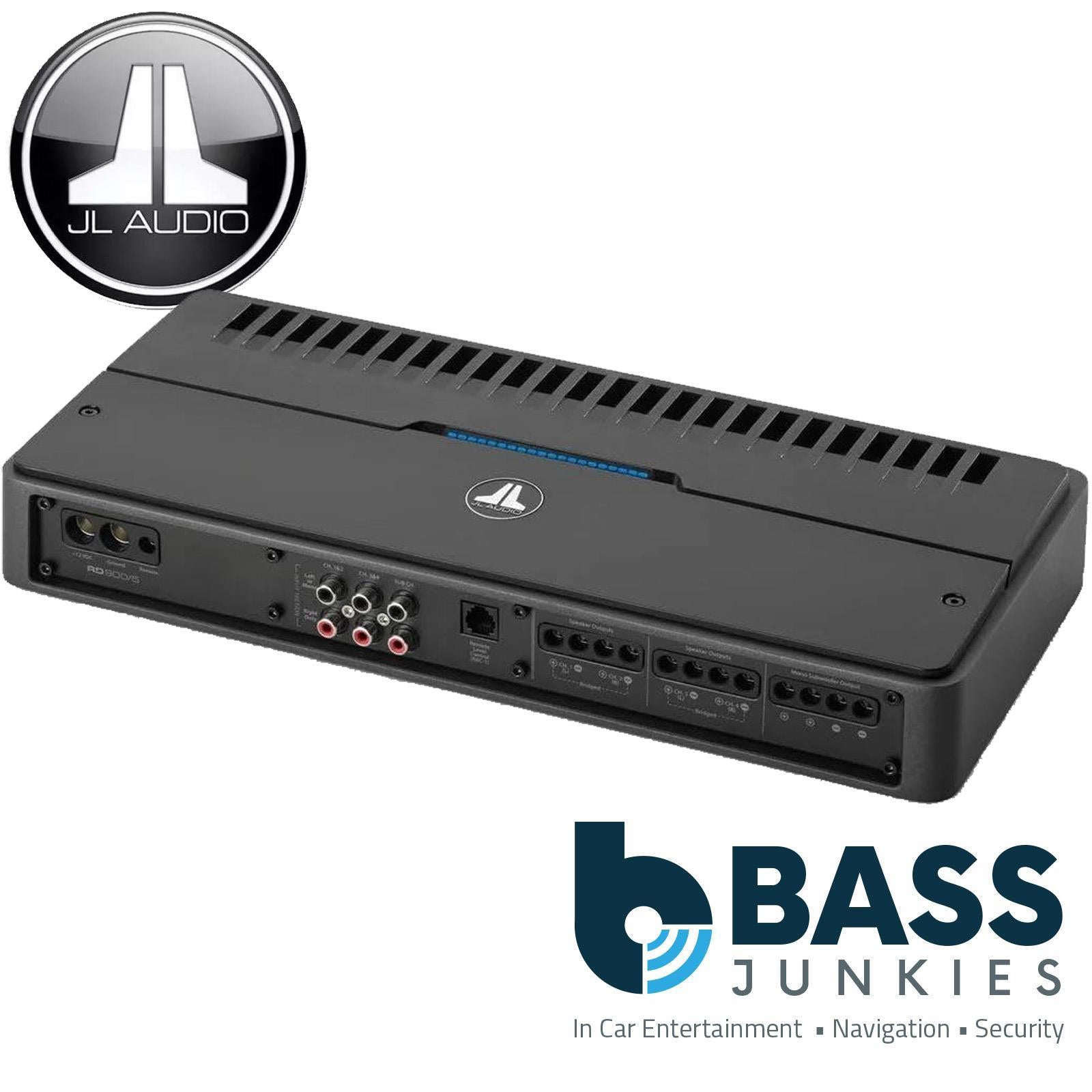 JL Audio RD900/5+ - 900 Watts 5 Channel Class D Car Speaker & Subwoofer Amplifier