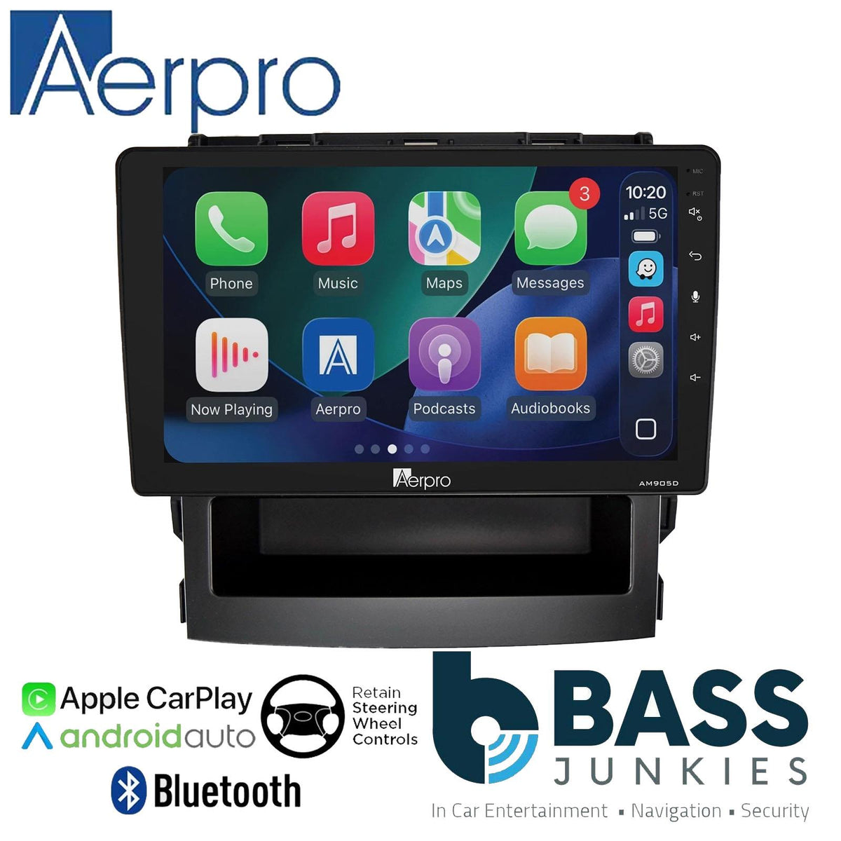 Aerpro 9" DAB CarPlay Android Car Stereo Kit For Subaru Impreza Forester 17-20