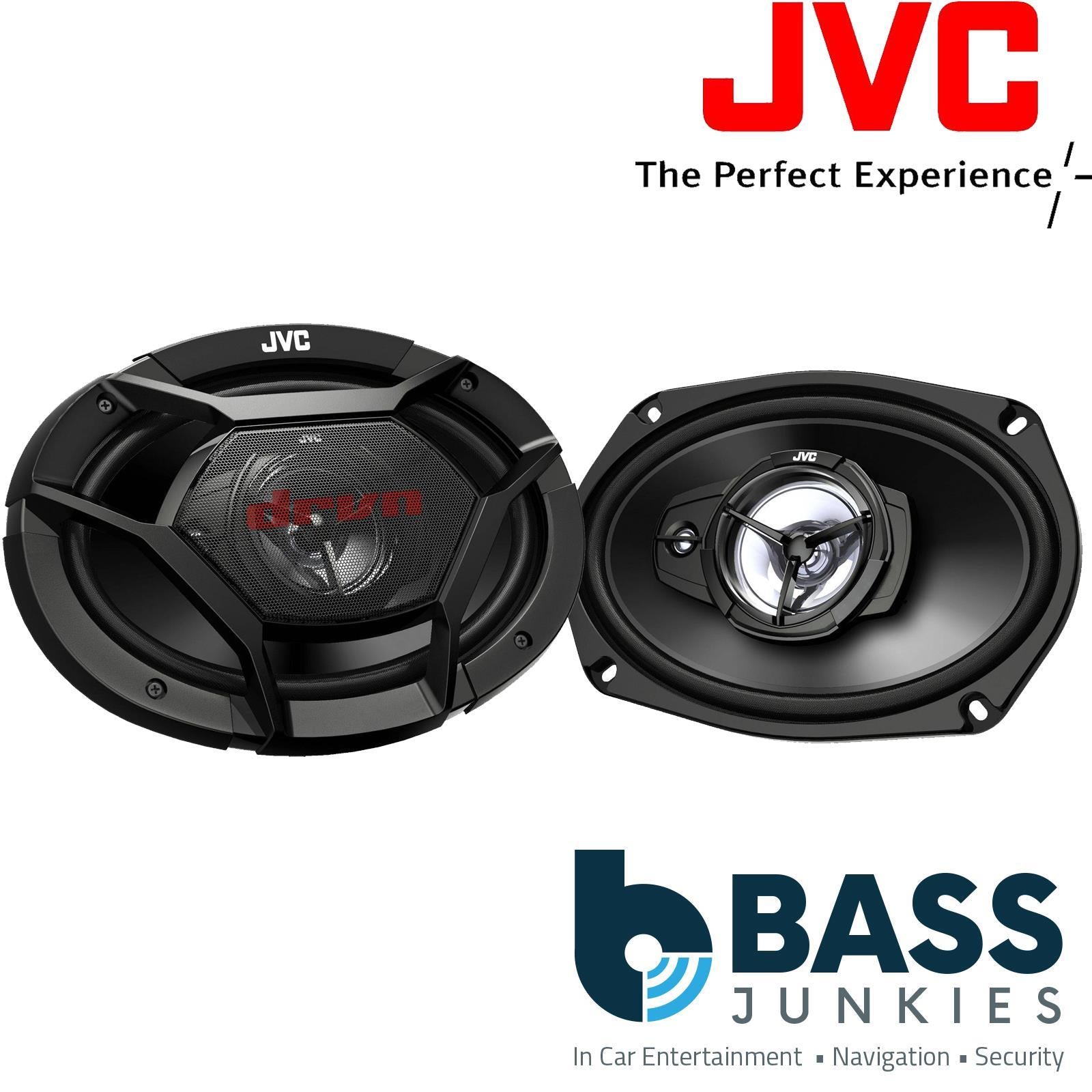 JVC CS-DR6930 3-Way 1000 Watts a Pair 6x9" Rear Parcel Shelf Car Van Speakers