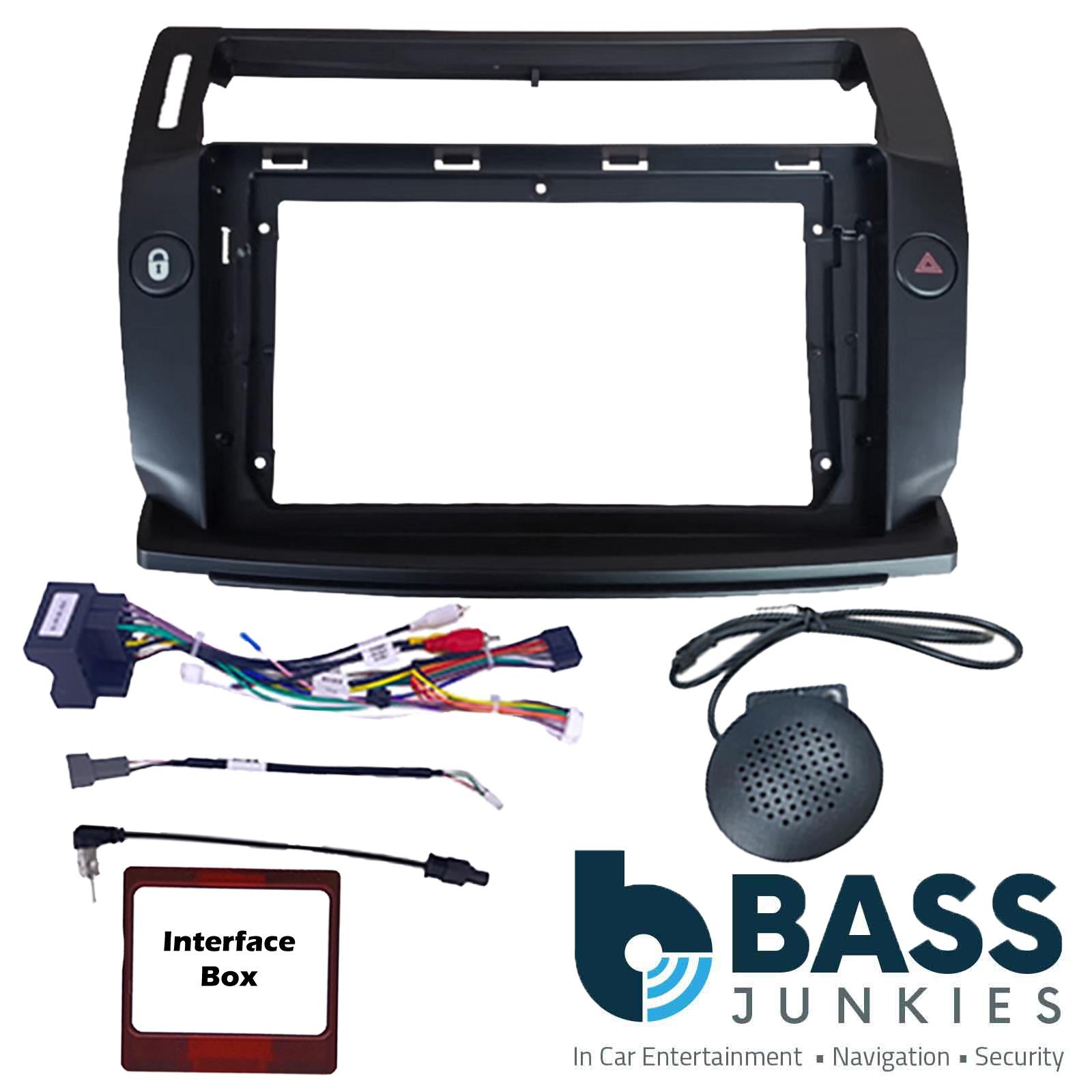 For Citroen C4 C-QUATRE Auto AC 15-18 Fascia Panel SWC Box  9" Android Car Radio