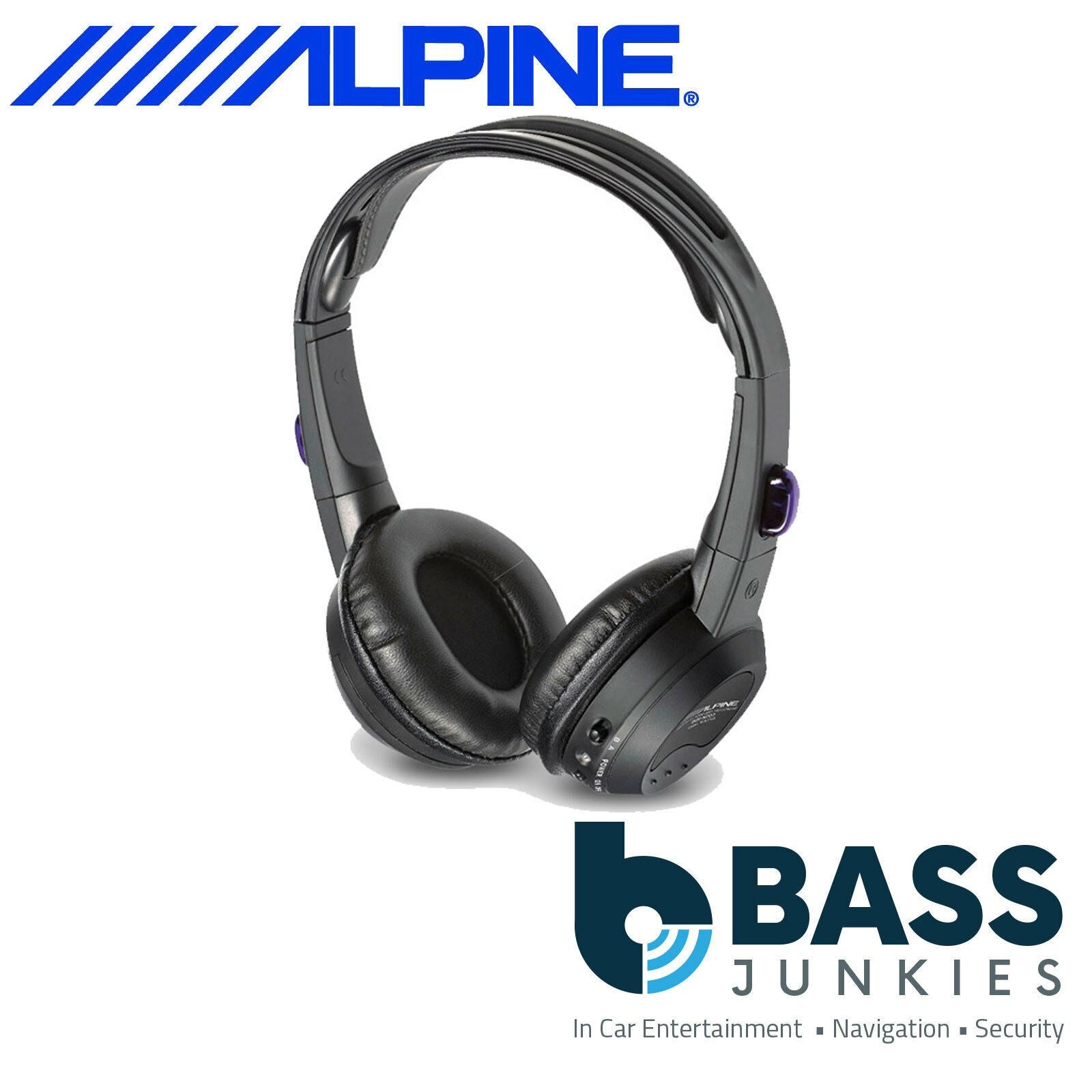 Alpine SHS-N207 Dual Source Fold Flat Wireless Headphones for PKG Monitors