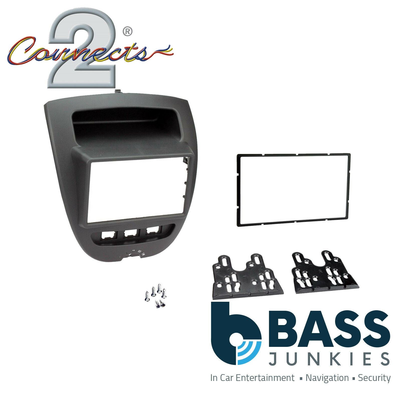 Connects2 CT23TY23 - Toyota Aygo 2005 - 2014 Double Din Fascia Panel