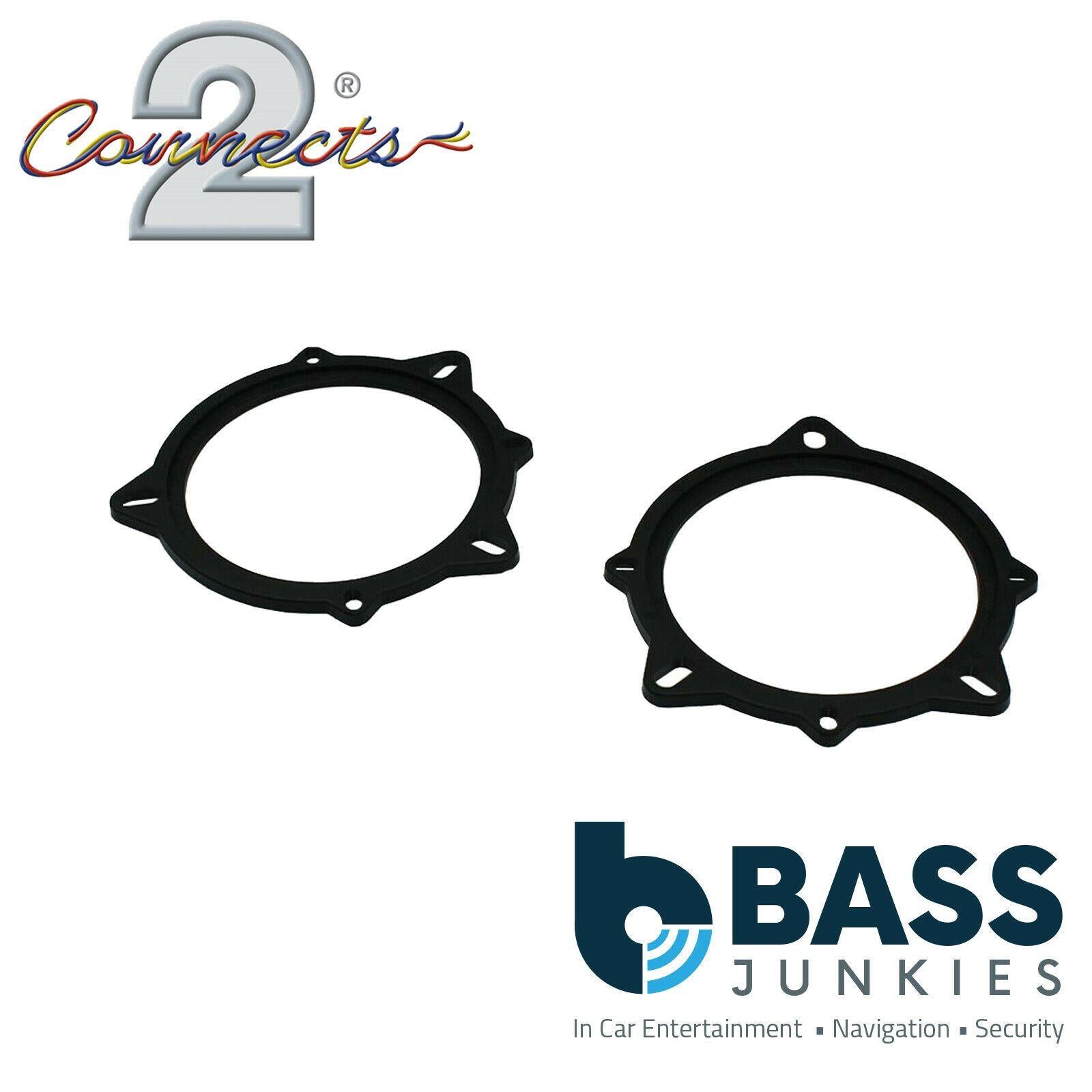 BMW 6-Series (F06/F12/F13) 10cm 4" Front/Rear Car Speaker Bracket & Wires