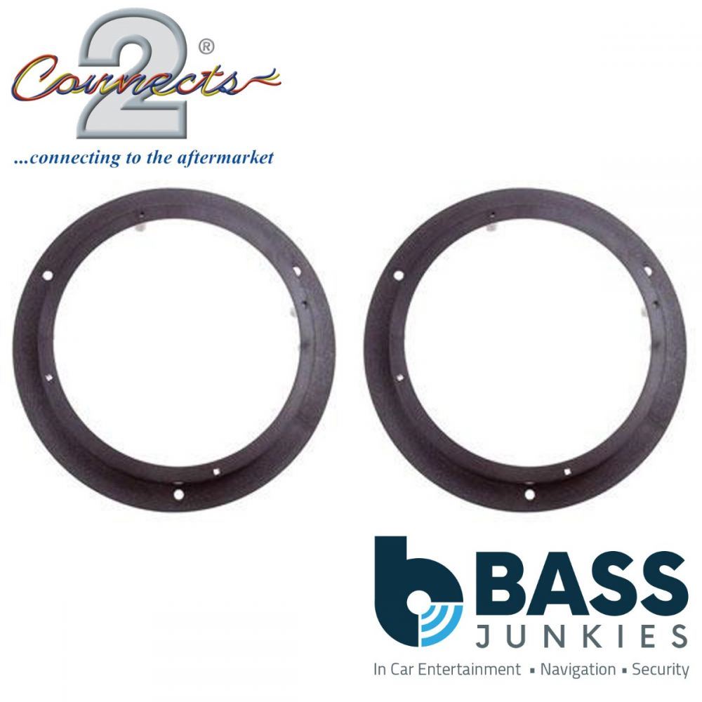Connects2 CT25MC13 - Mercedes-Benz A-Class W169 165mm 6.5" 2004 - 2012 Front Door Car Speaker Adapter Brackets