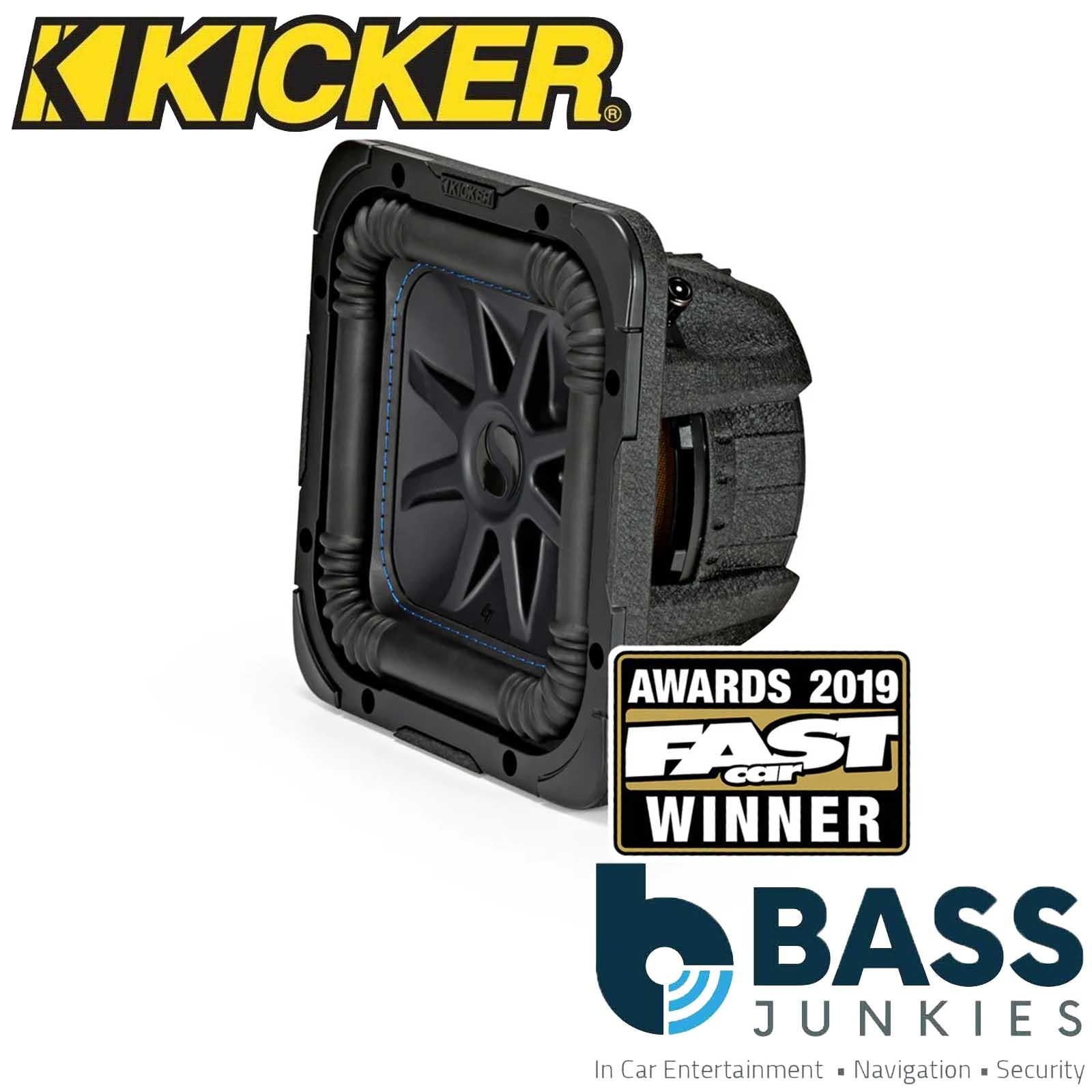 Kicker 44L7S84 - 900 Watts 8" Solo-Baric L7S Square 4 Ohm Sub Subwoofer