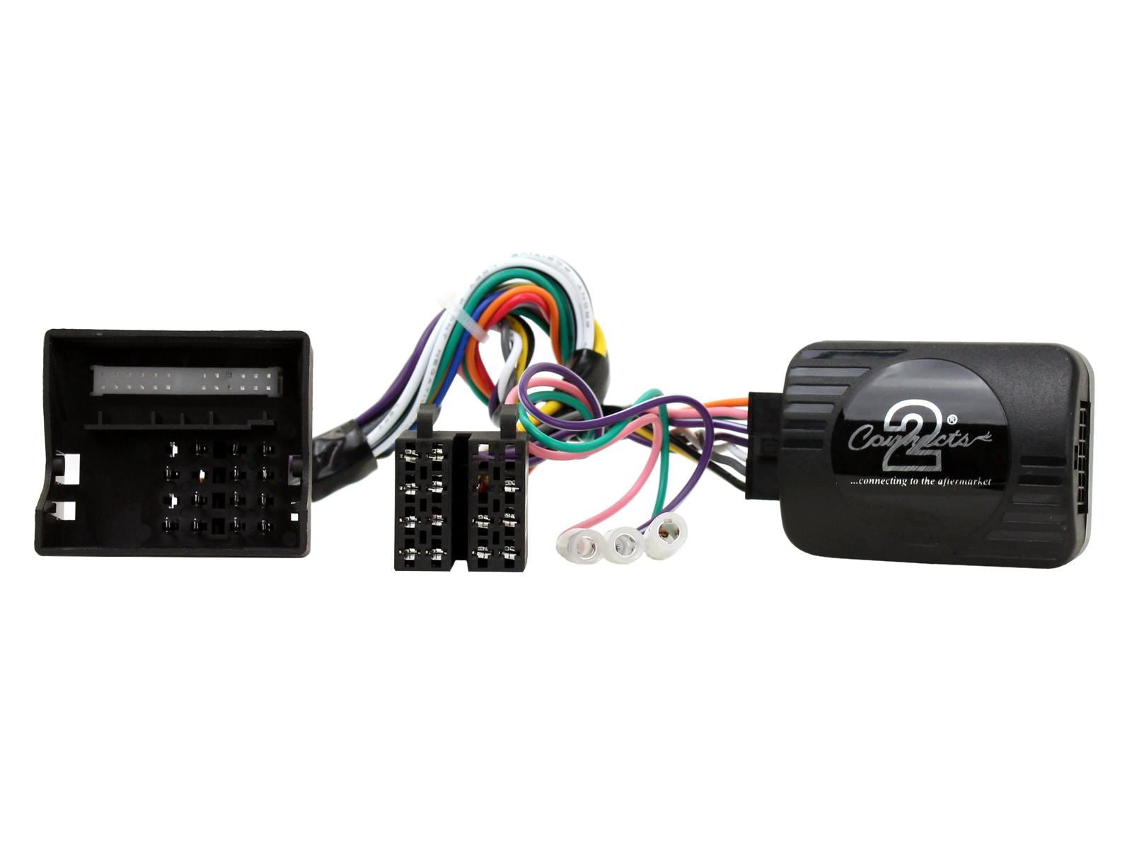 Grundig 6.8" Apple Android Double Din Stereo Fitting Kit + Steering Wheel Stalk Controls to fit Vauxhall Antara 2010-15