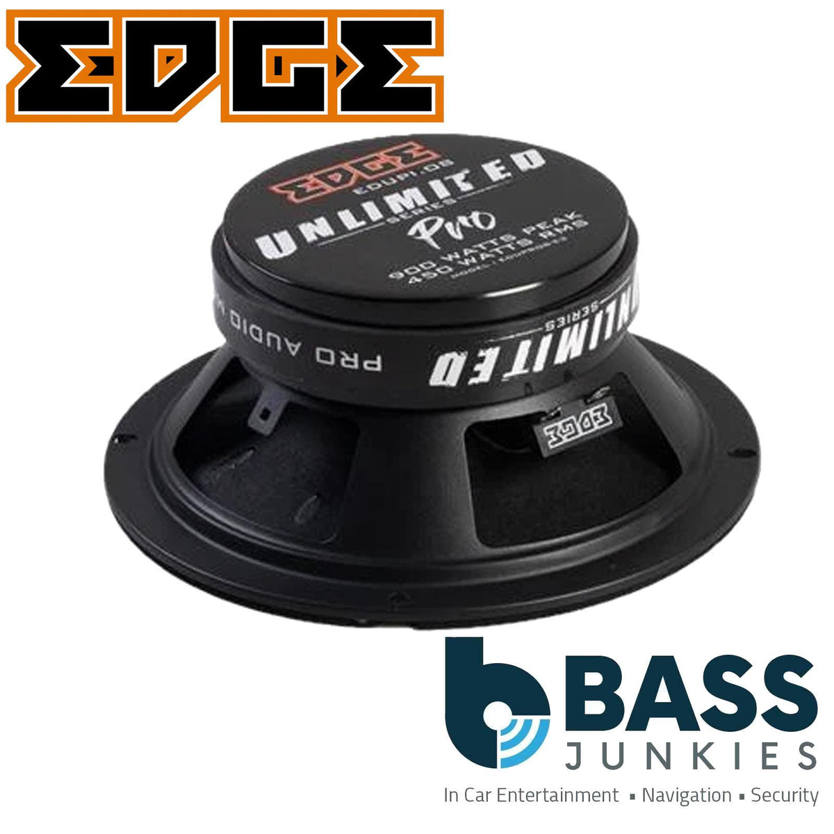Edge EDUPRO8-E3 - 8 Inch 1800 Watts Pro Audio Bass Midrange Car Speaker Pair