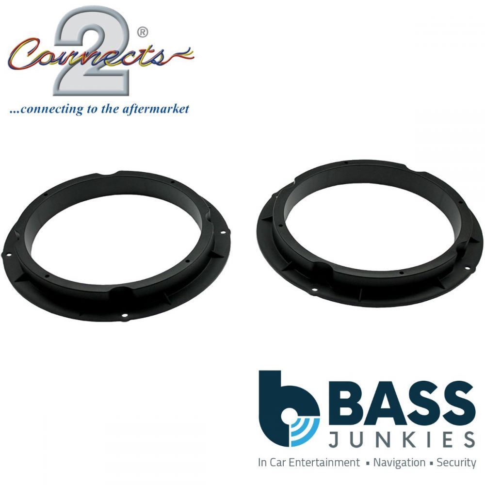 Connects2 CT25KI08 - Kia Sportage 2010 Onwards 165mm 6.5" Front Door Speaker Adapter Brackets