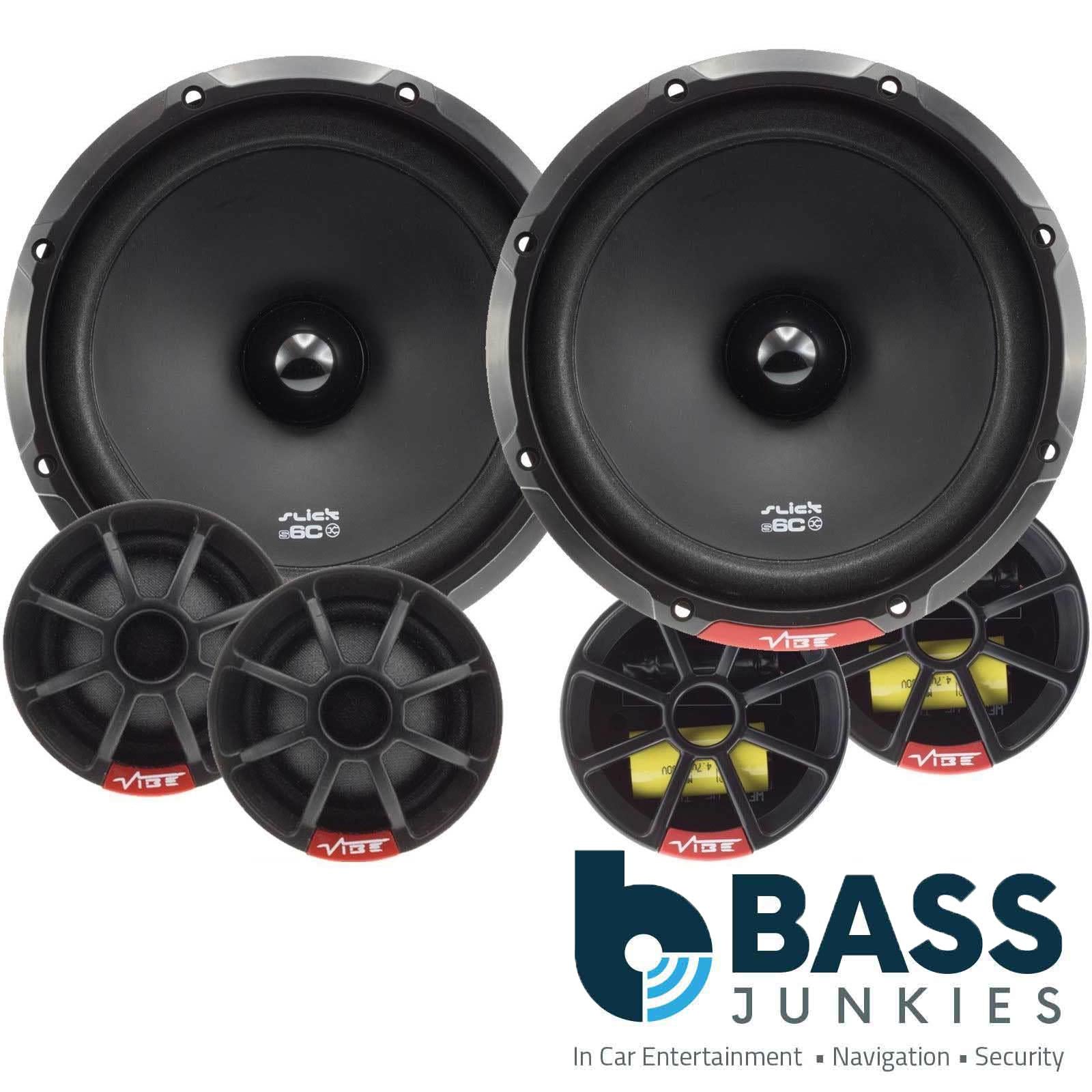 Vibe SLICK6C-V3 - 6.5" 540 Watts 2-Way Component Car Speaker Kit