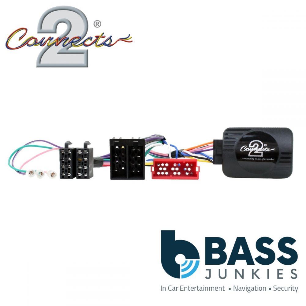 Connects 2 CTSPO001.2 - Porsche Cayenne 2002 - 2007 Car Stereo Steering Wheel Stalk Control Interface