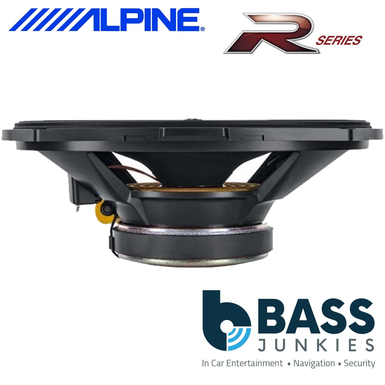 Alpine R2-S69 - 6"x9" 2-Way 600 Watts Car Van Door Shelf Speakers & Grilles Pair