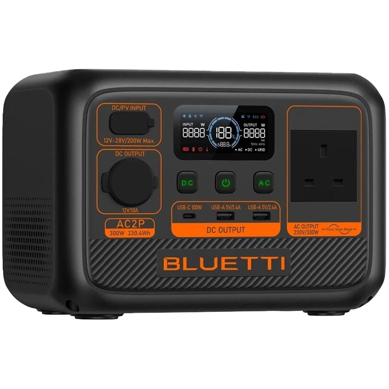 BLUETTI AC2P - Premium Portable Battery Power Station 300W 230Wh