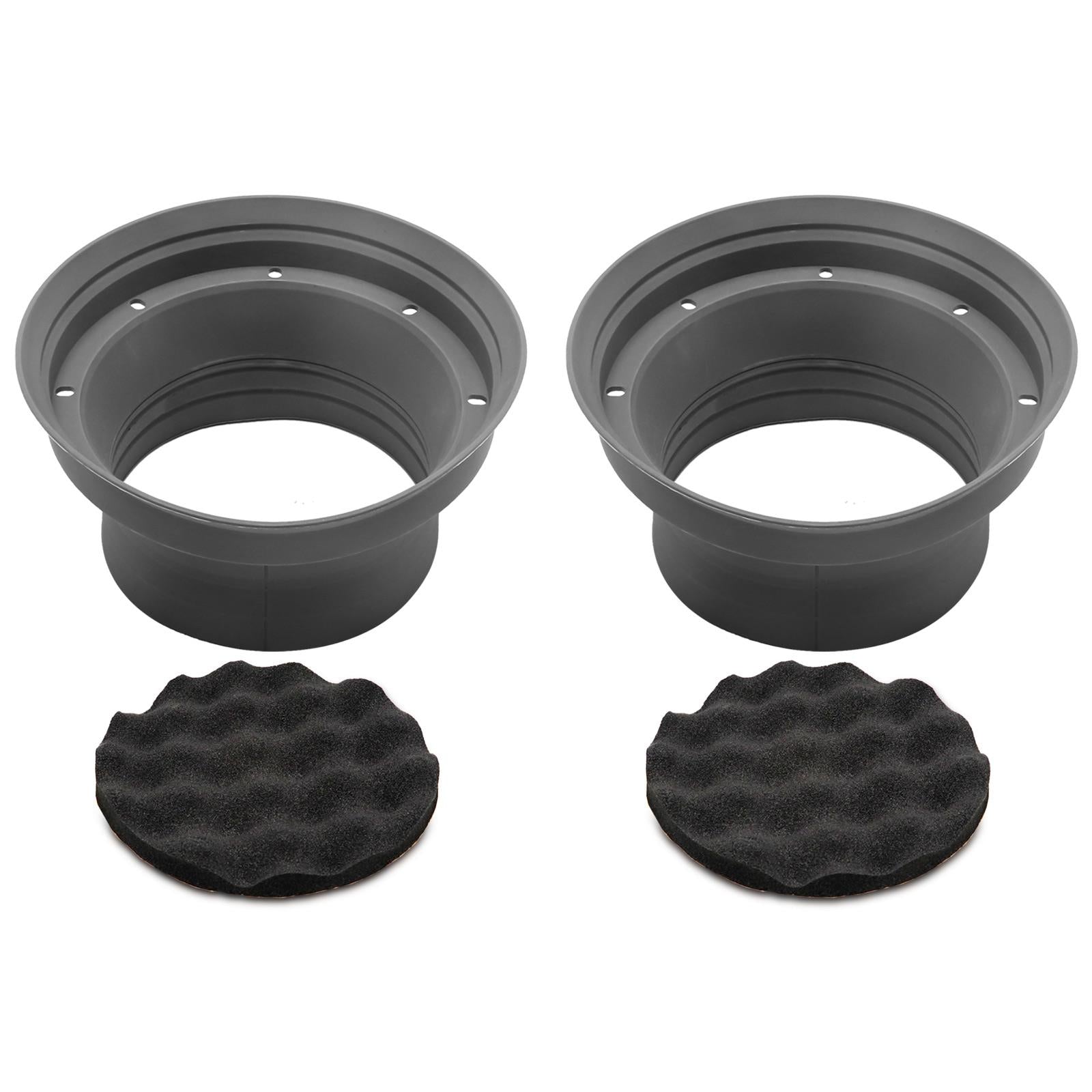 Recoil SPB65 - 17cm 6.5″ Waterproof Silicone Car Speaker Baffle & Isolator Kit