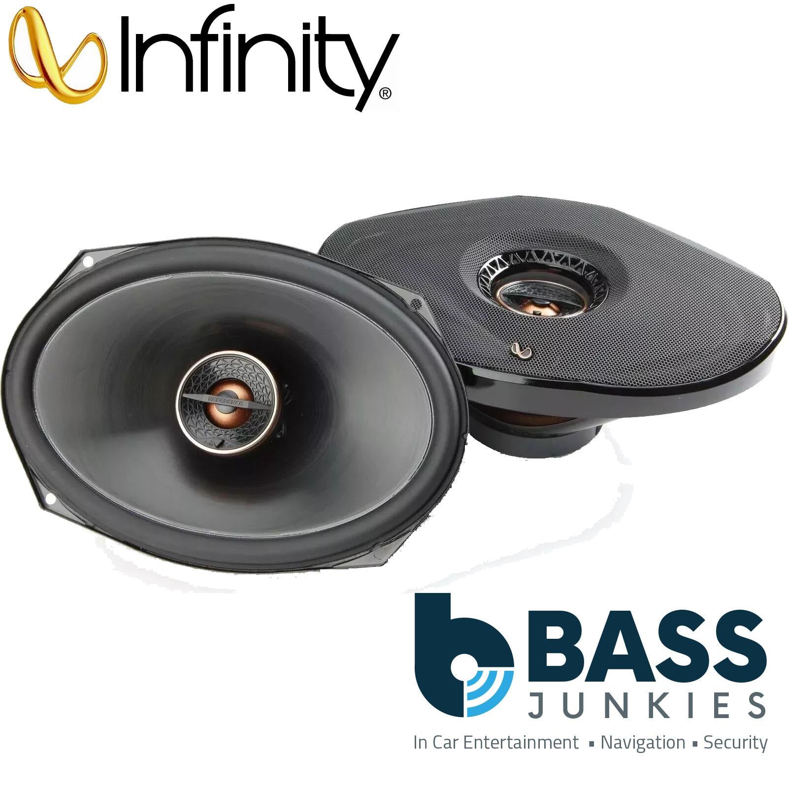 Infinity By Harman REF9632IX - 300 Watts 6"x9" 2-Way Car Shelf Speakers Pair