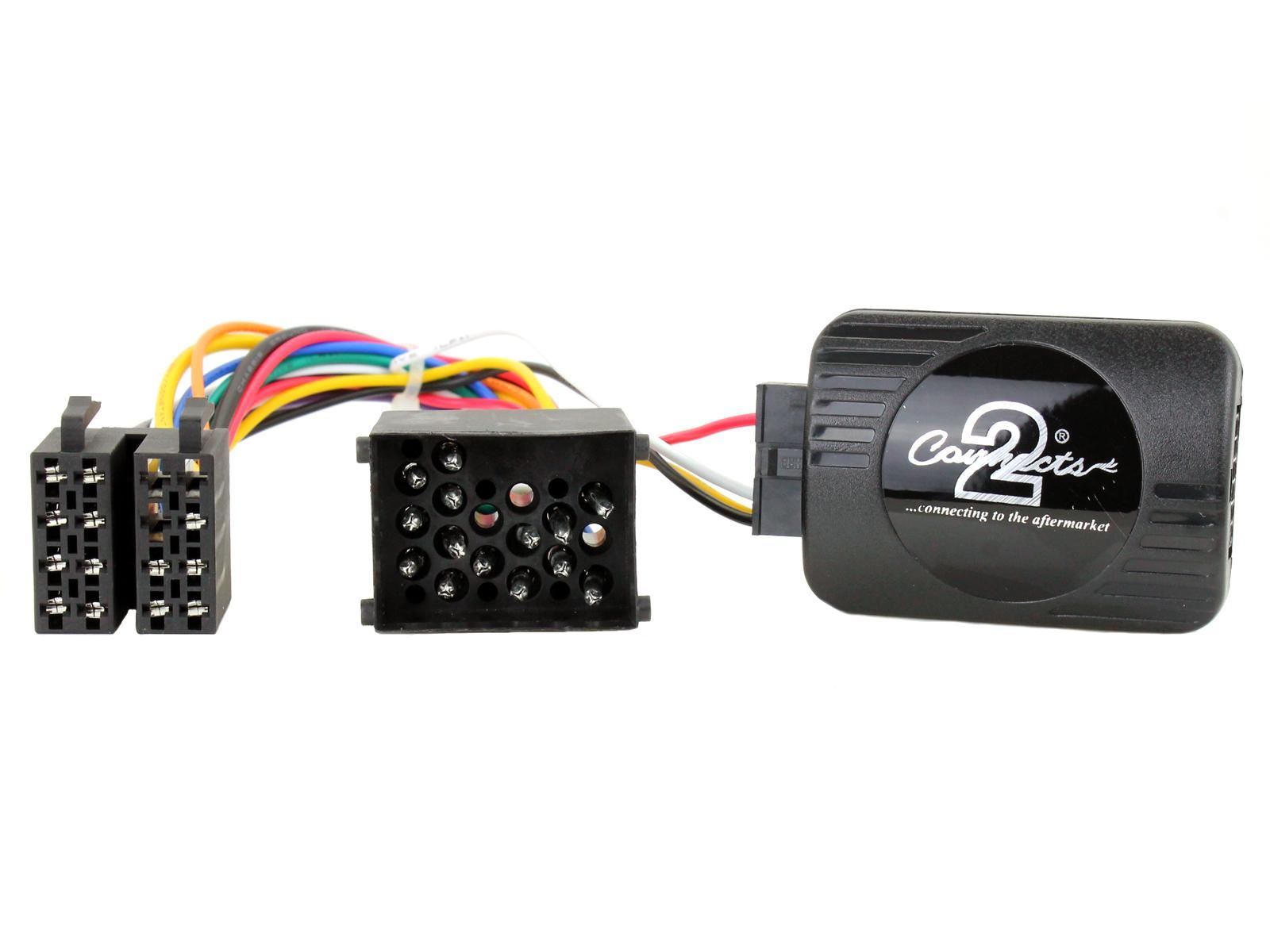 Connects2 CTSBM003.2 - BMW 3 5 7 Series Mini X5 Round Pin Car Stereo Radio Steering Wheel Interface Stalk Control