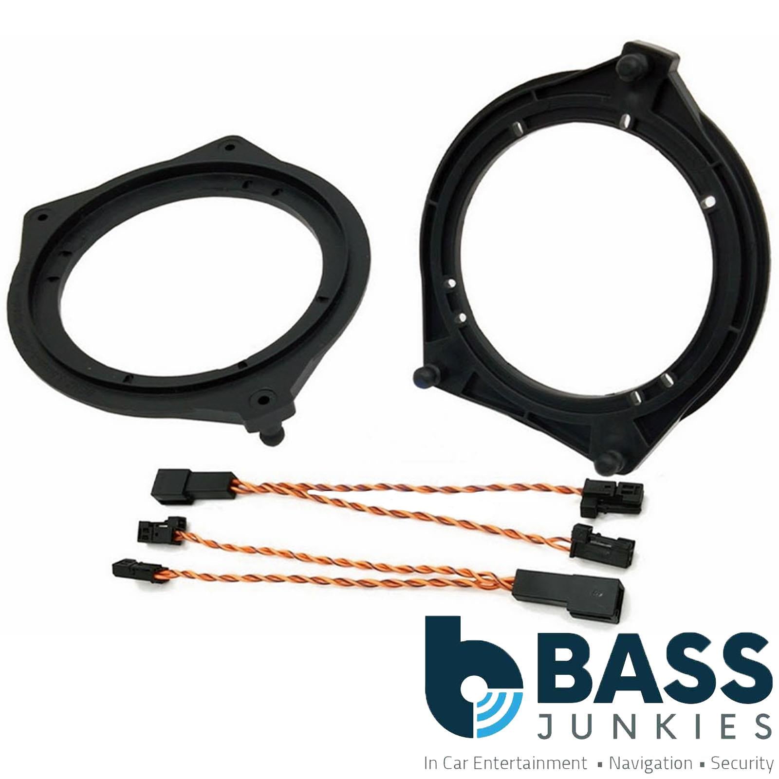 3" - 3.5" Direct-Fit Speaker Adapter Brackets Mercedes EQA 2022-23