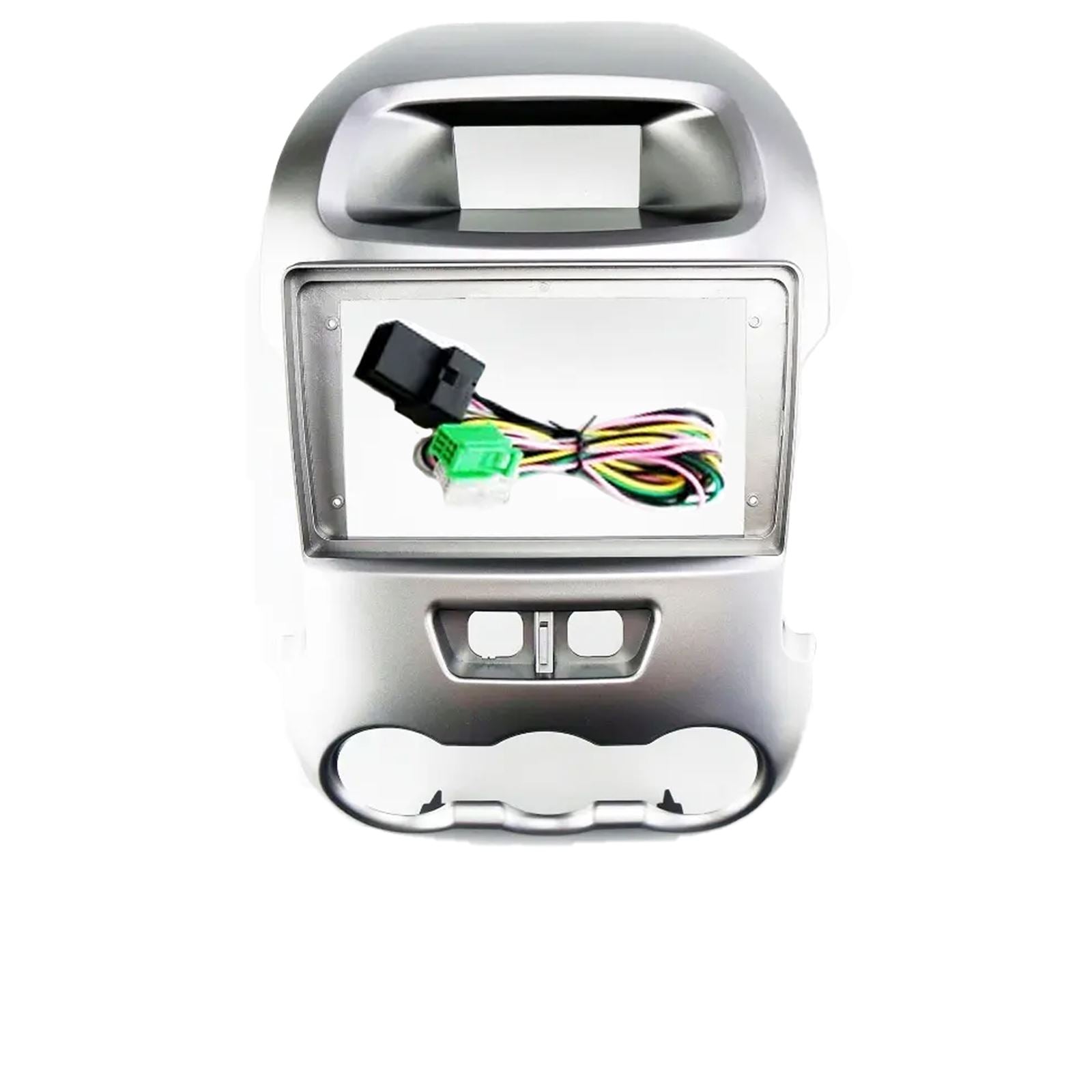 For Ford Ranger 2012 On Silver Fascia Panel Interface for 9" Android Car Radio