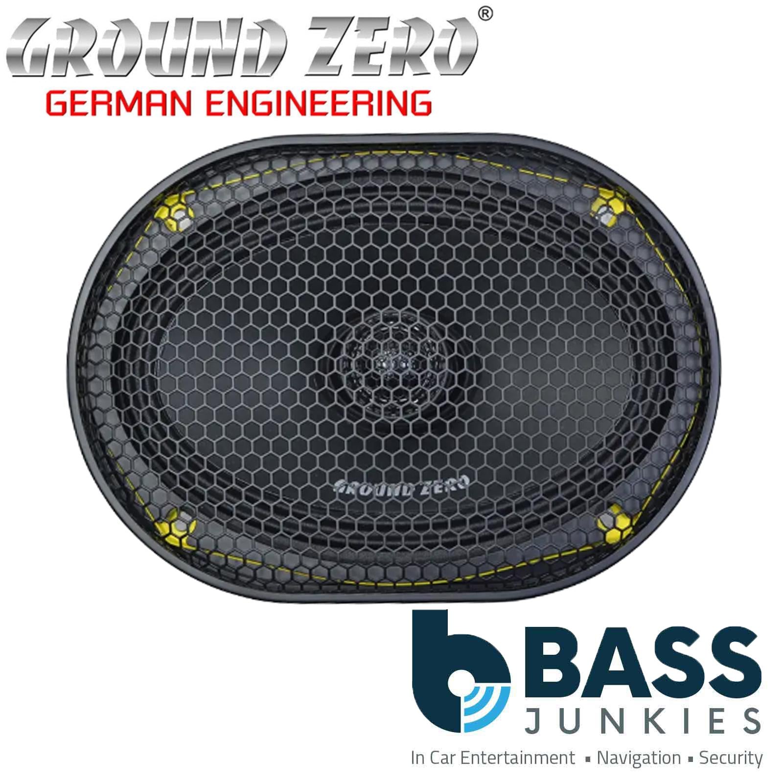 GROUND ZERO GZCF 69SPL 6 x 9″ 300 Watts 2-way Coaxial Speaker System