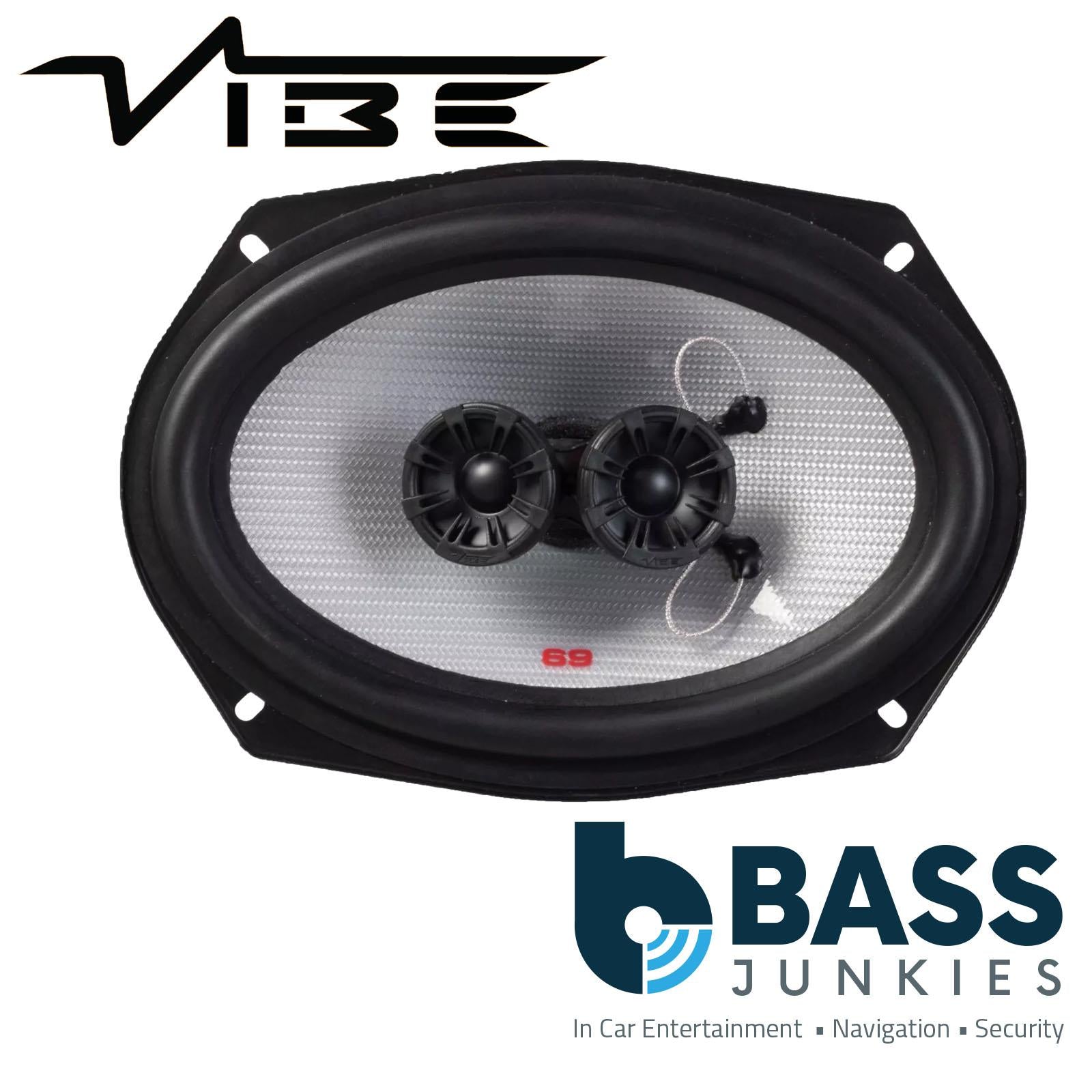 VIBE PULSE69-V3 6.9" 2-Way Car Coaxial Bass Door 300W Peak Power Speakers